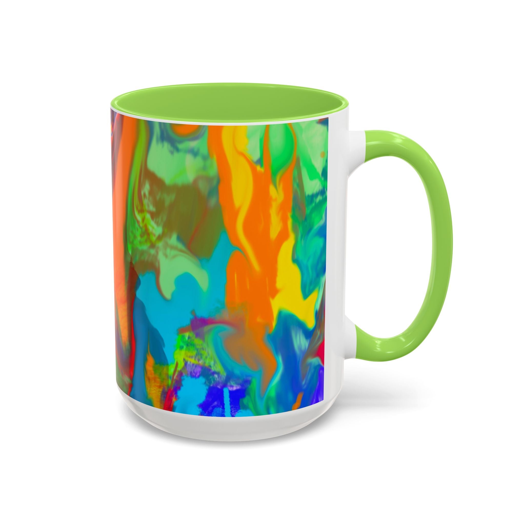 Boho  Color Flow Ceramic Mug (11oz & 15oz)