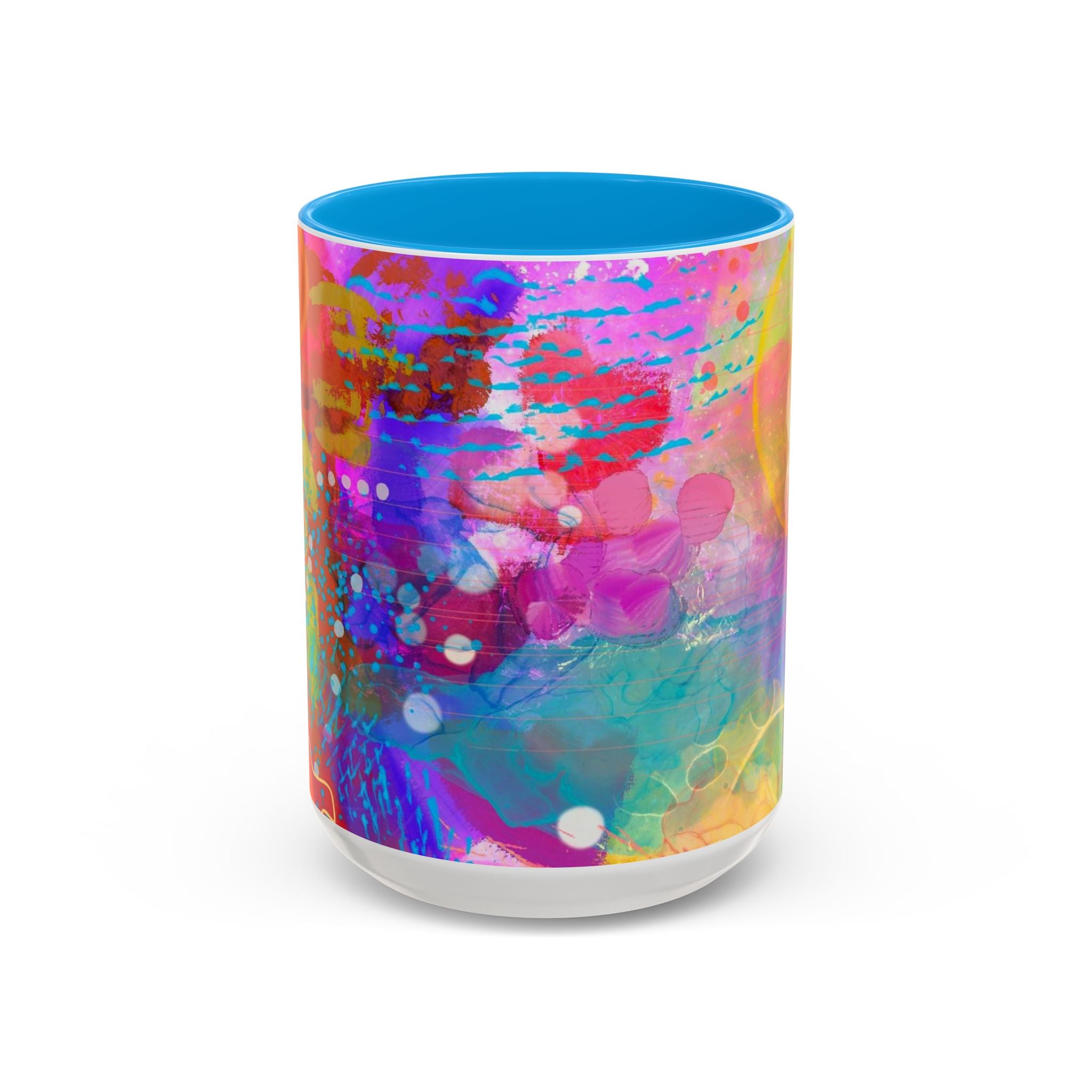 Copy of Boho Floral Rainbow Ceramic Mug (11oz & 15oz)