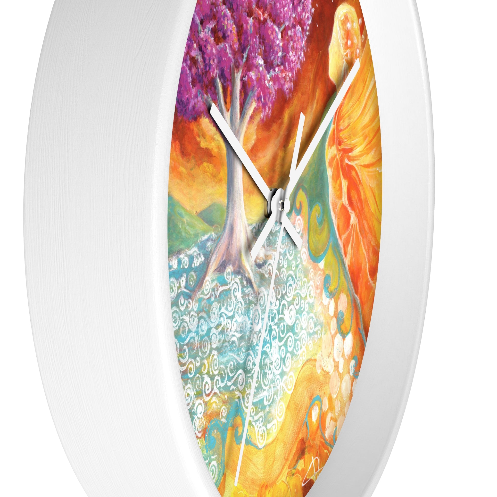 Ruby Tree Wall clock