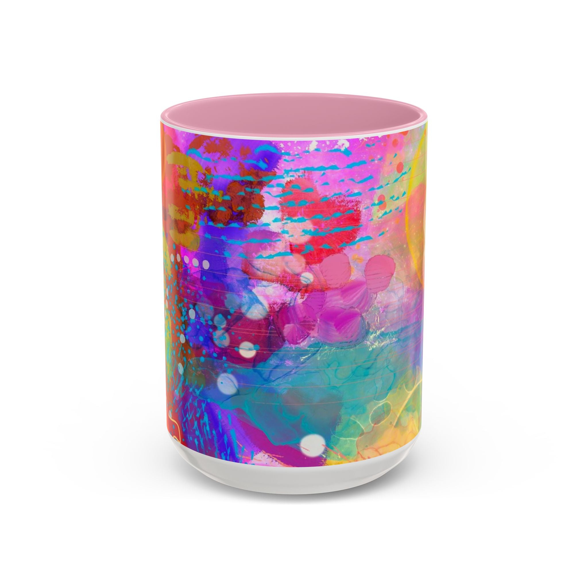 Copy of Boho Floral Rainbow Ceramic Mug (11oz & 15oz)