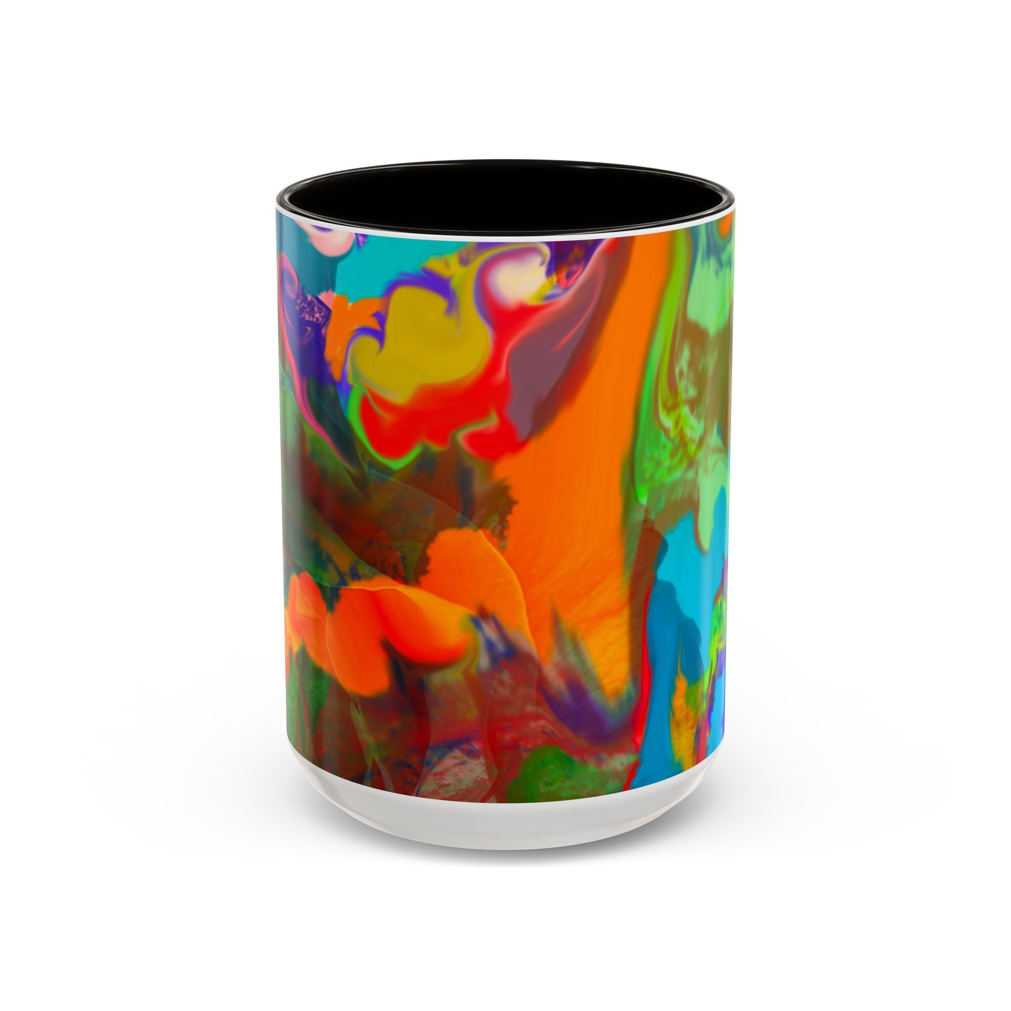 Boho  Color Flow Ceramic Mug (11oz & 15oz)