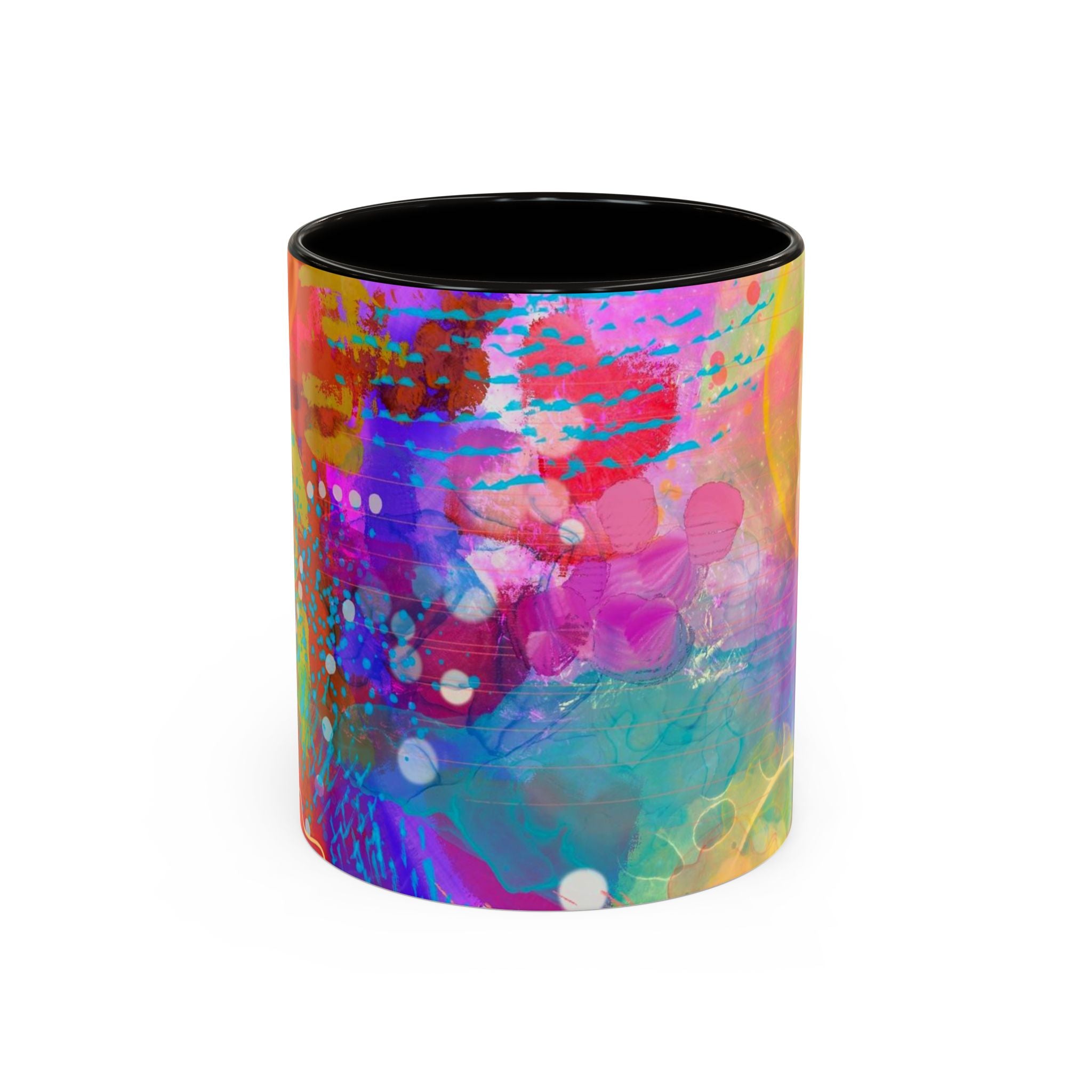 Copy of Boho Floral Rainbow Ceramic Mug (11oz & 15oz)
