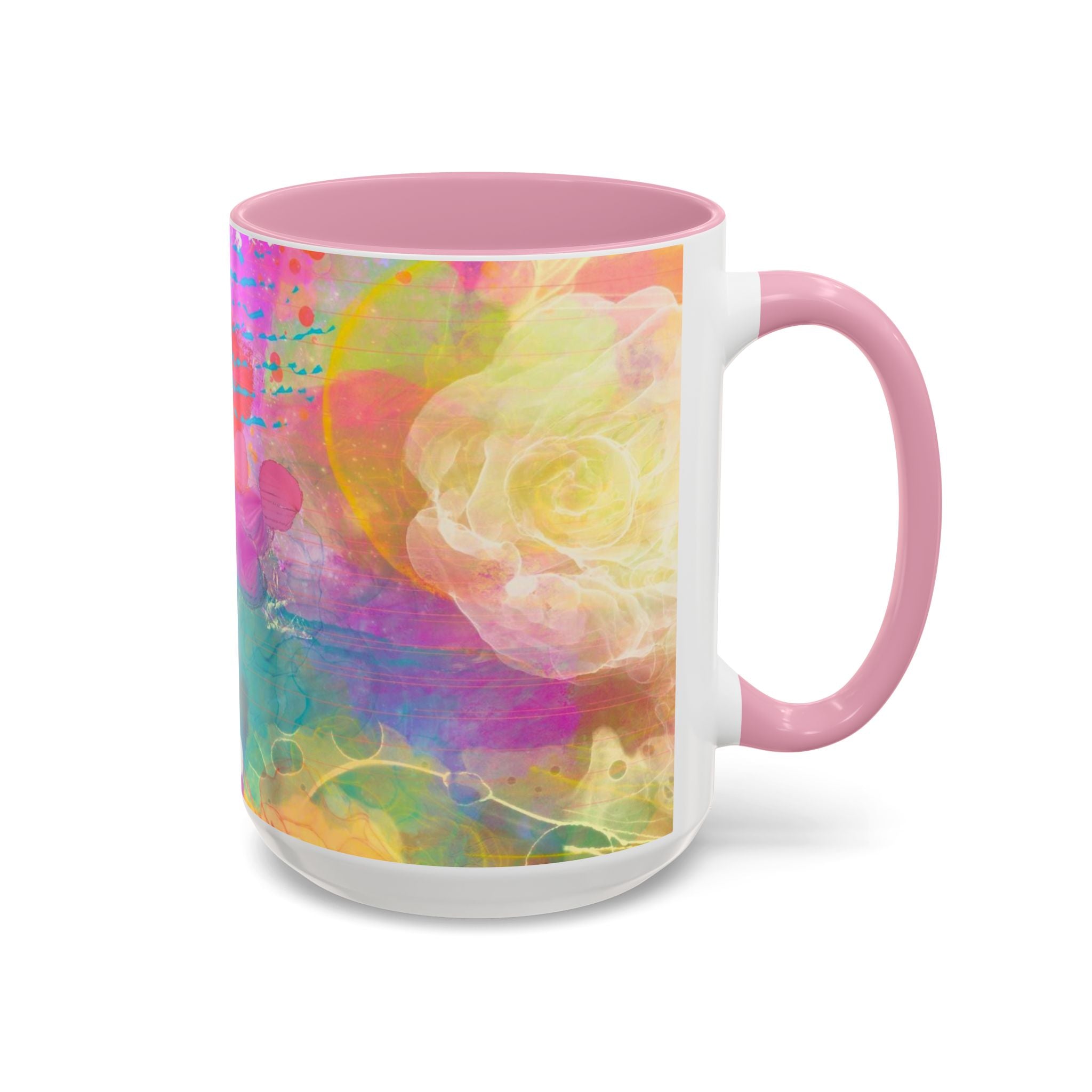 Copy of Boho Floral Rainbow Ceramic Mug (11oz & 15oz)