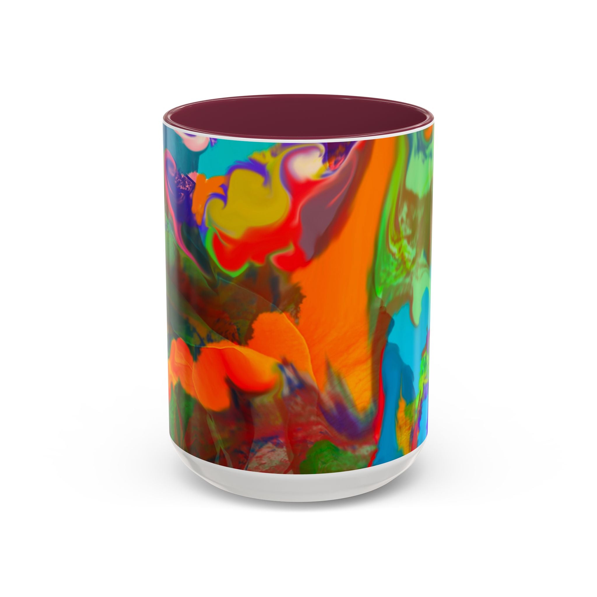 Boho  Color Flow Ceramic Mug (11oz & 15oz)