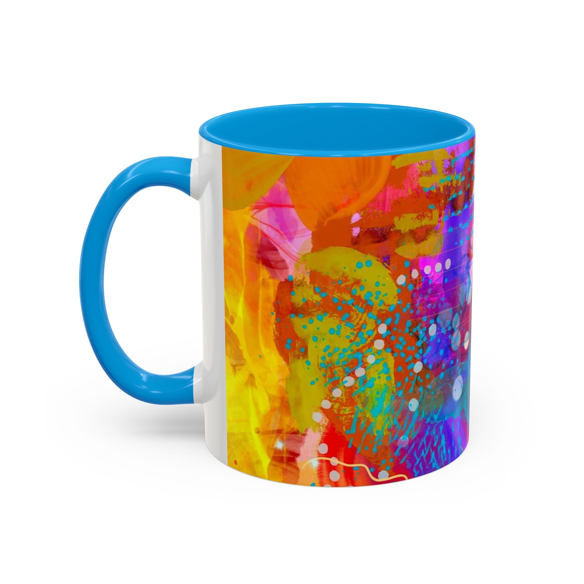 Copy of Boho Floral Rainbow Ceramic Mug (11oz & 15oz)