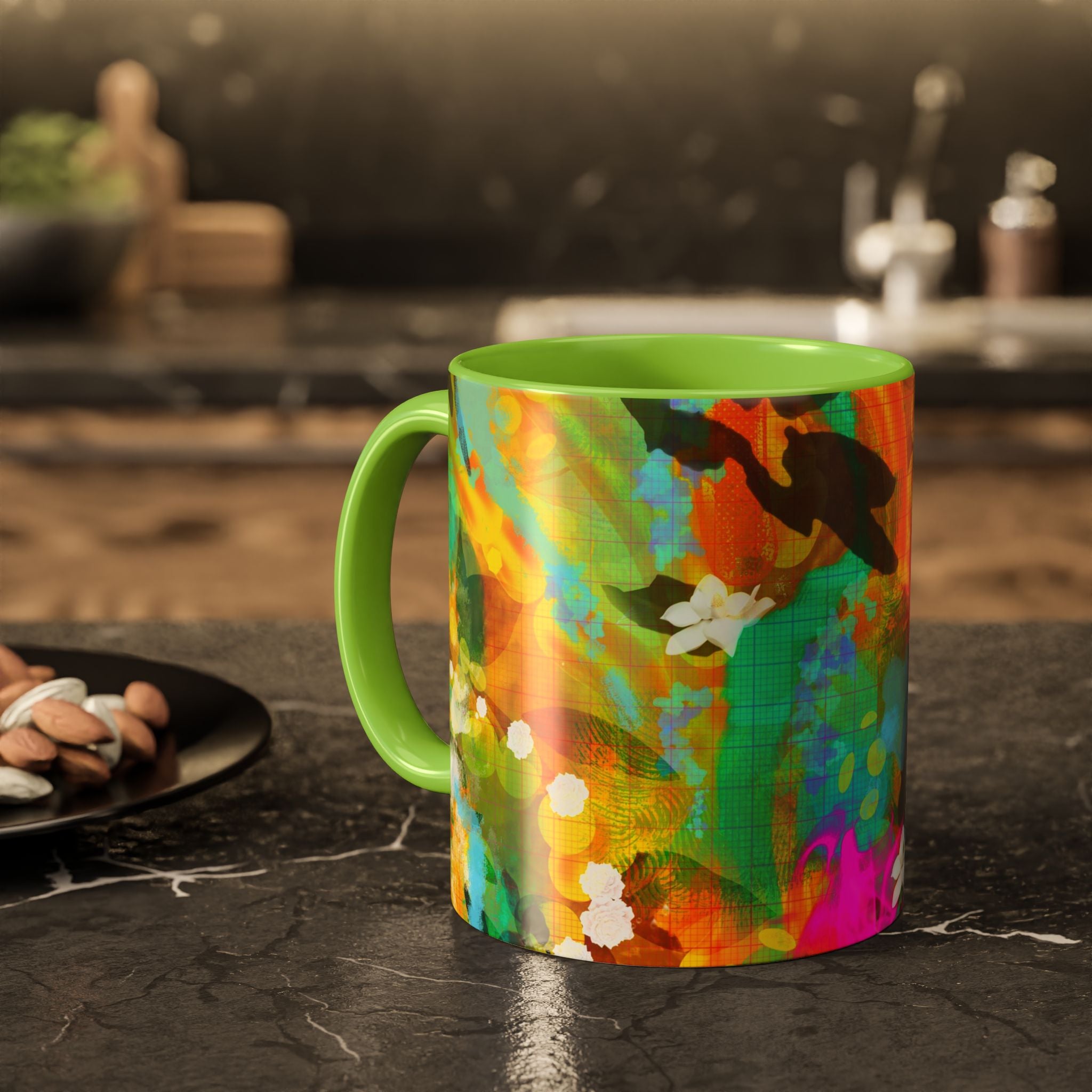 Boho Garden sunshine Ceramic Mug (11oz & 15oz)