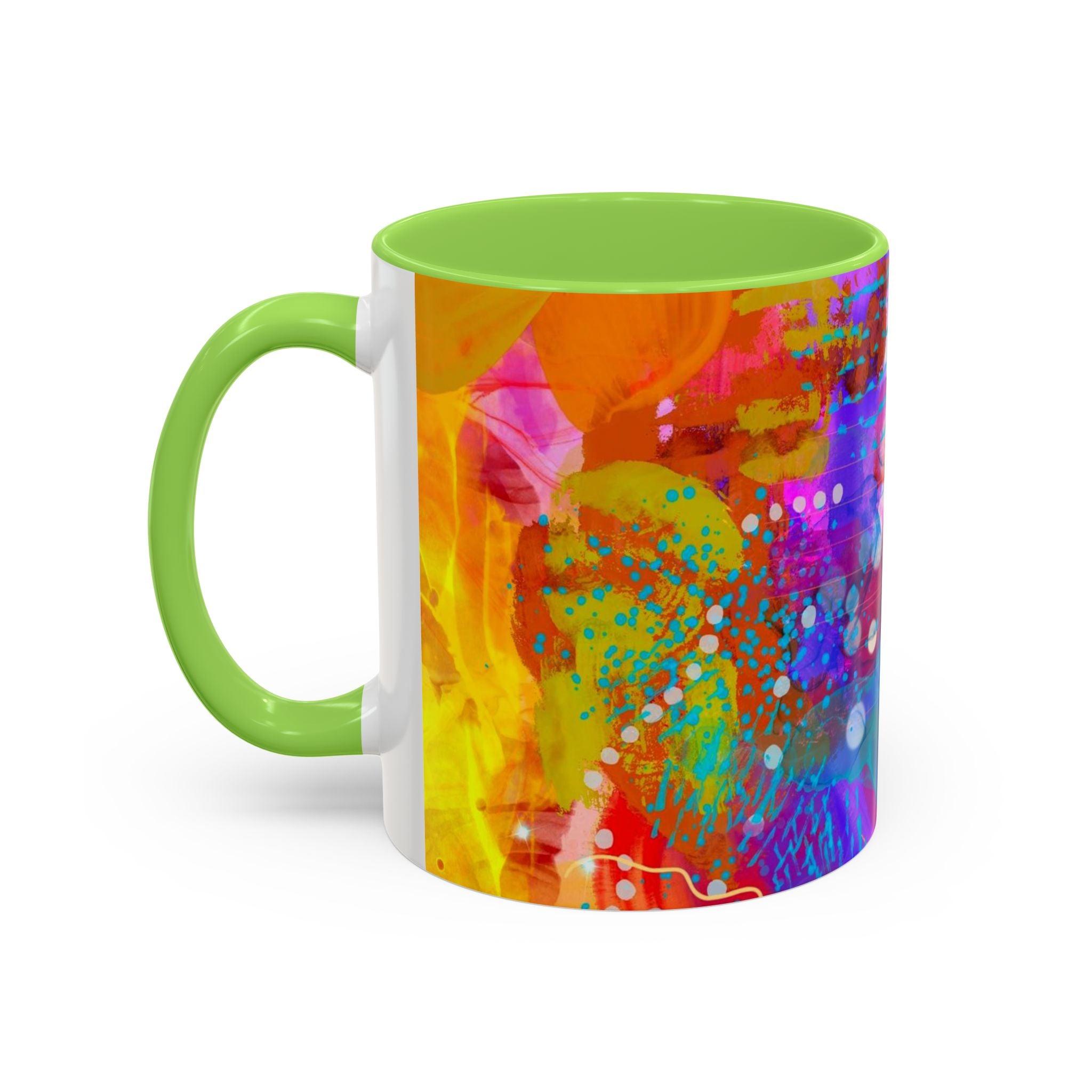 Copy of Boho Floral Rainbow Ceramic Mug (11oz & 15oz)