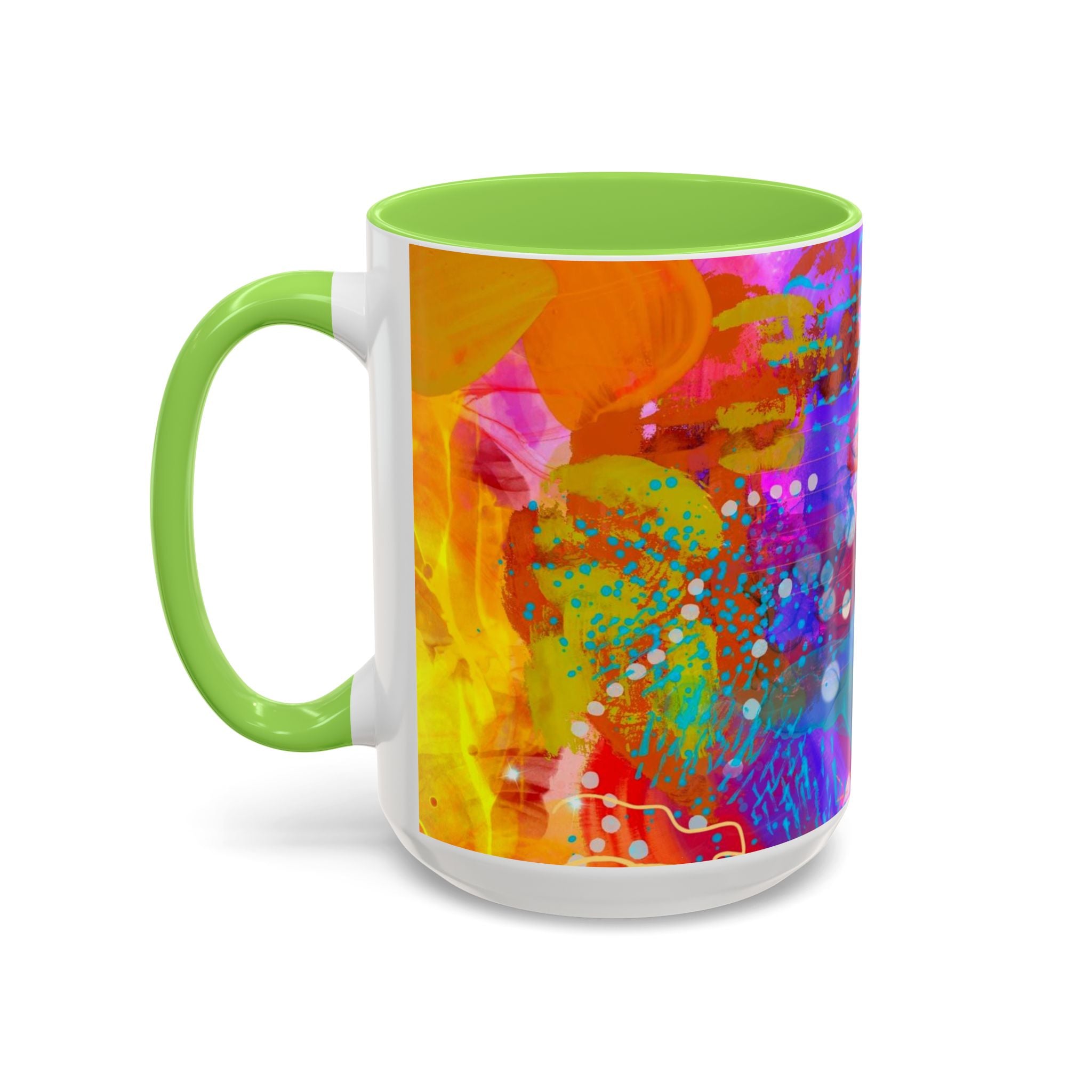 Copy of Boho Floral Rainbow Ceramic Mug (11oz & 15oz)