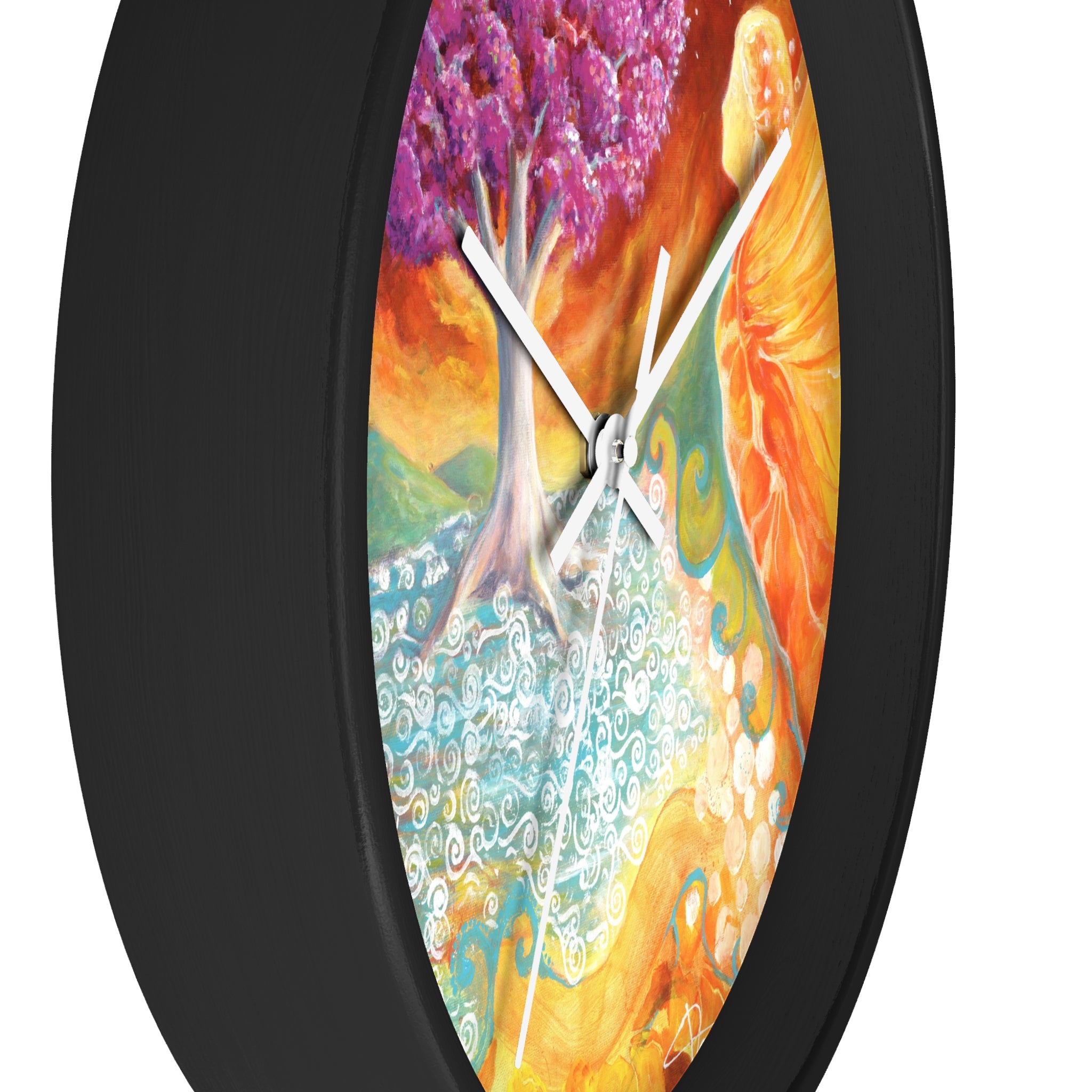 Ruby Tree Wall clock