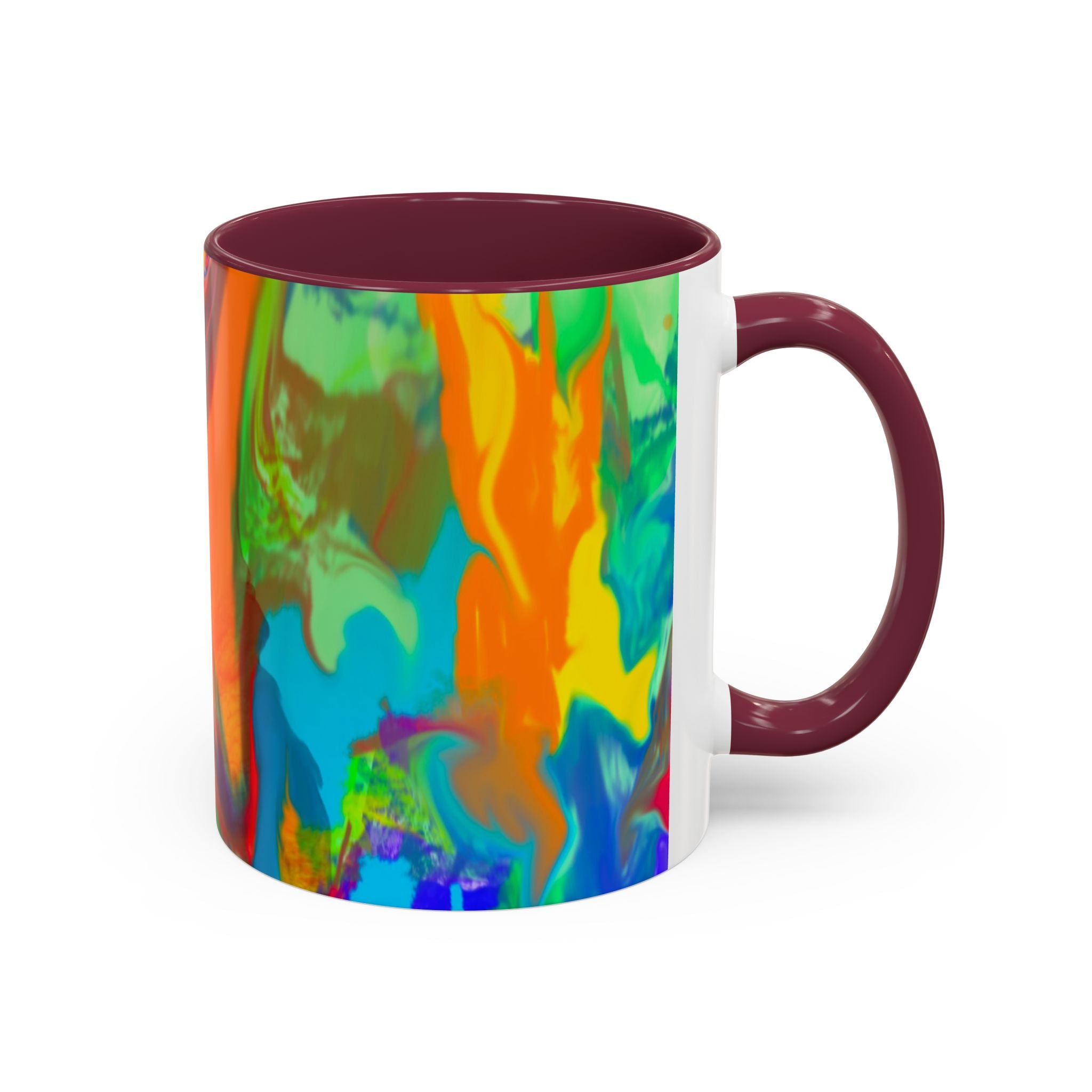 Boho  Color Flow Ceramic Mug (11oz & 15oz)