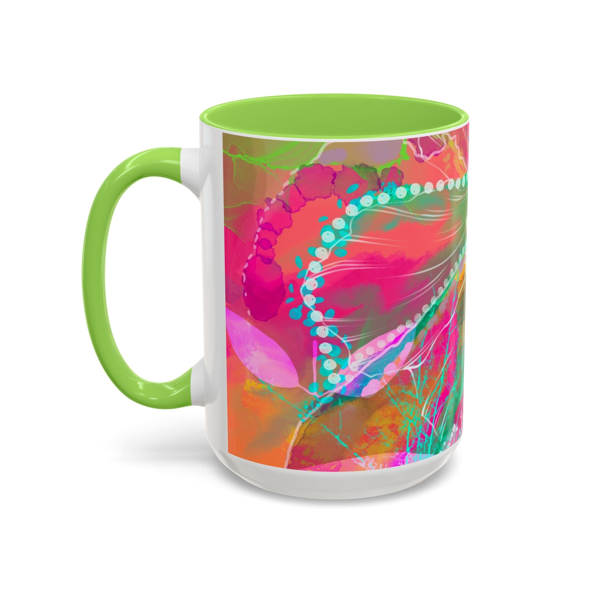 Boho Floral Rainbow Ceramic Mug (11oz & 15oz)