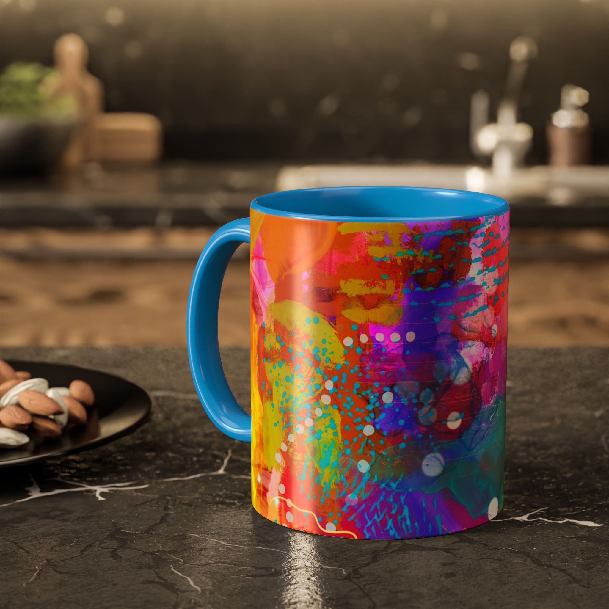 Copy of Boho Floral Rainbow Ceramic Mug (11oz & 15oz)