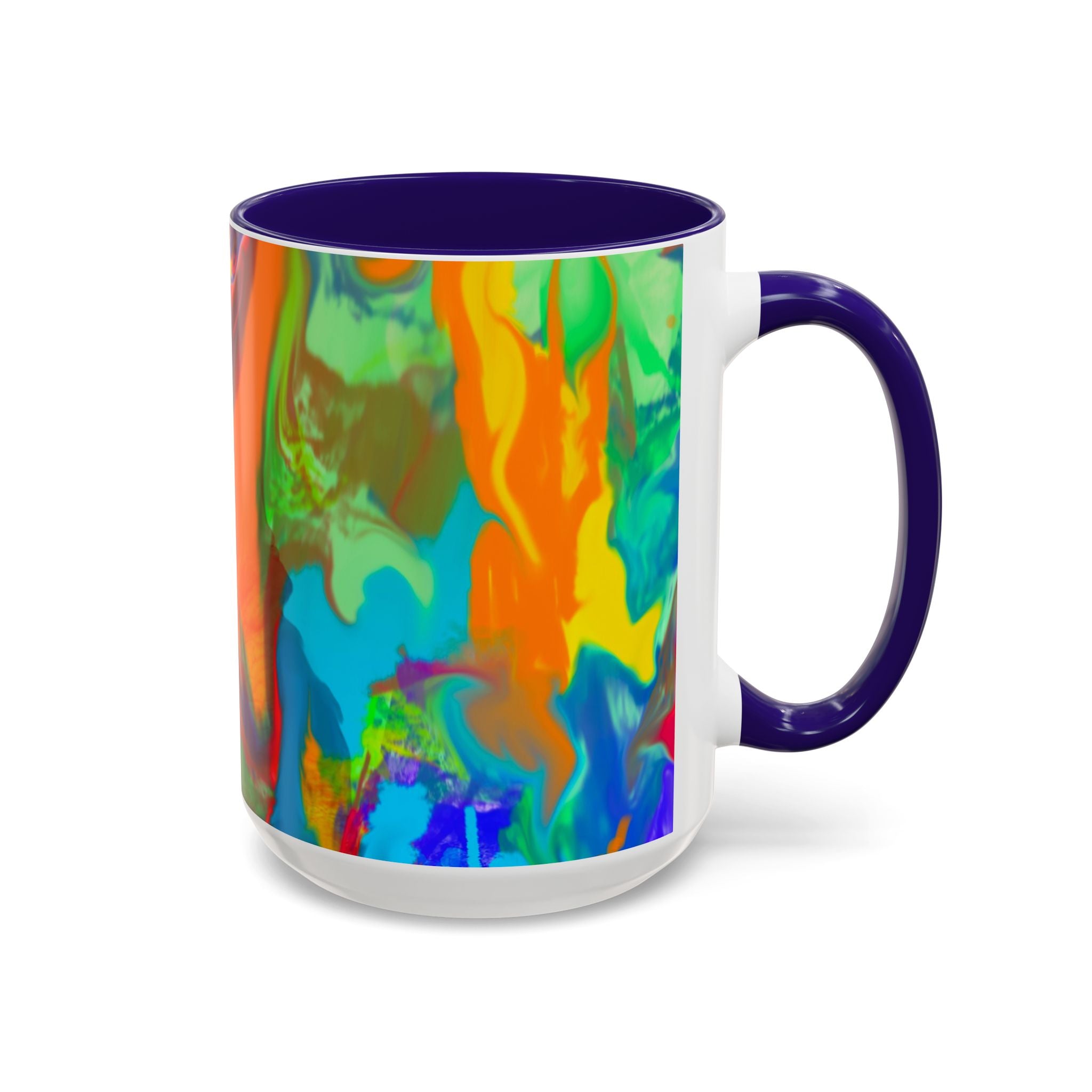 Boho  Color Flow Ceramic Mug (11oz & 15oz)