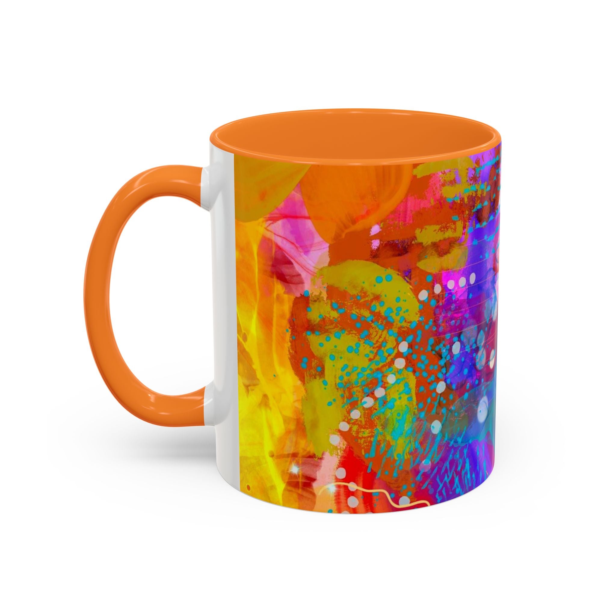 Copy of Boho Floral Rainbow Ceramic Mug (11oz & 15oz)