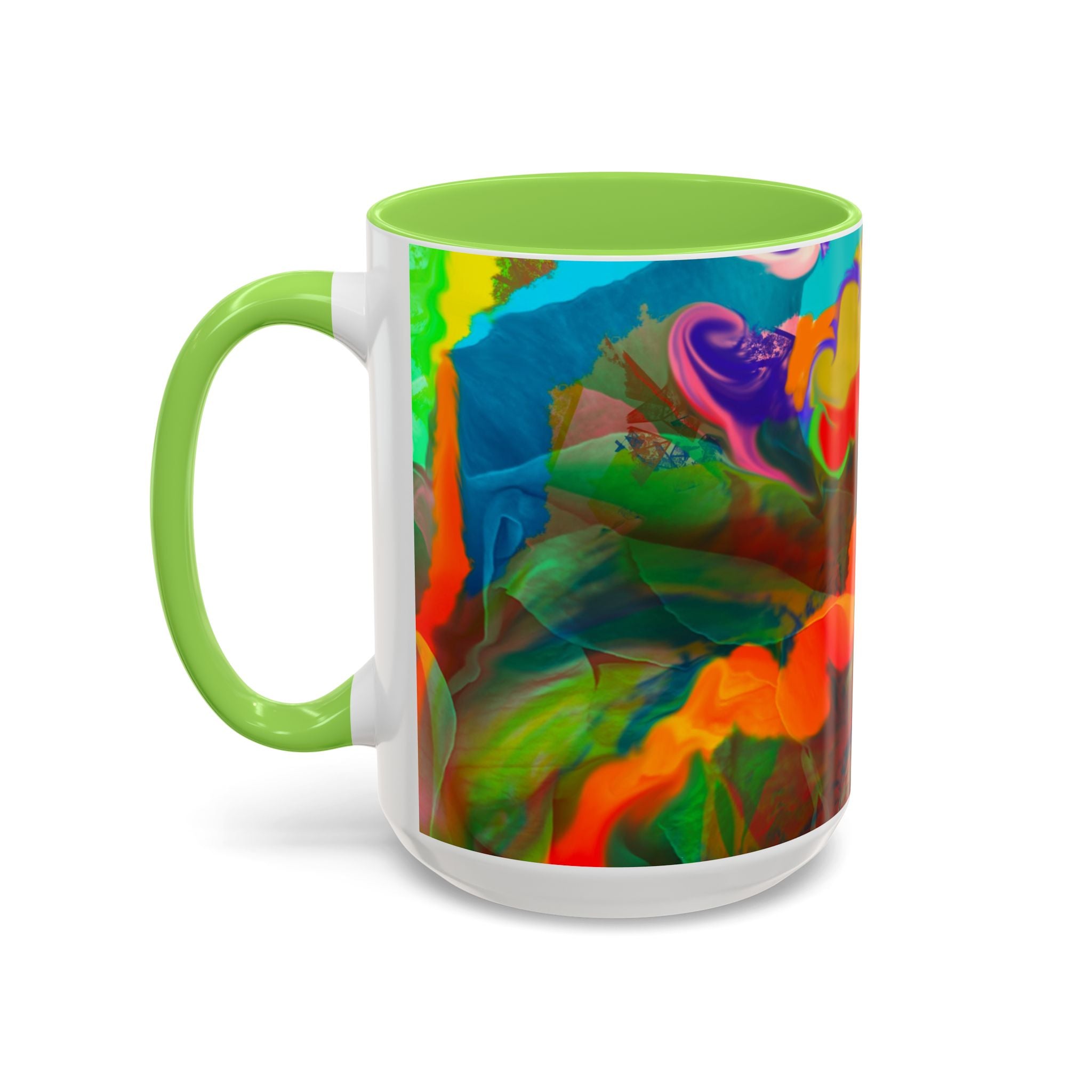 Boho  Color Flow Ceramic Mug (11oz & 15oz)