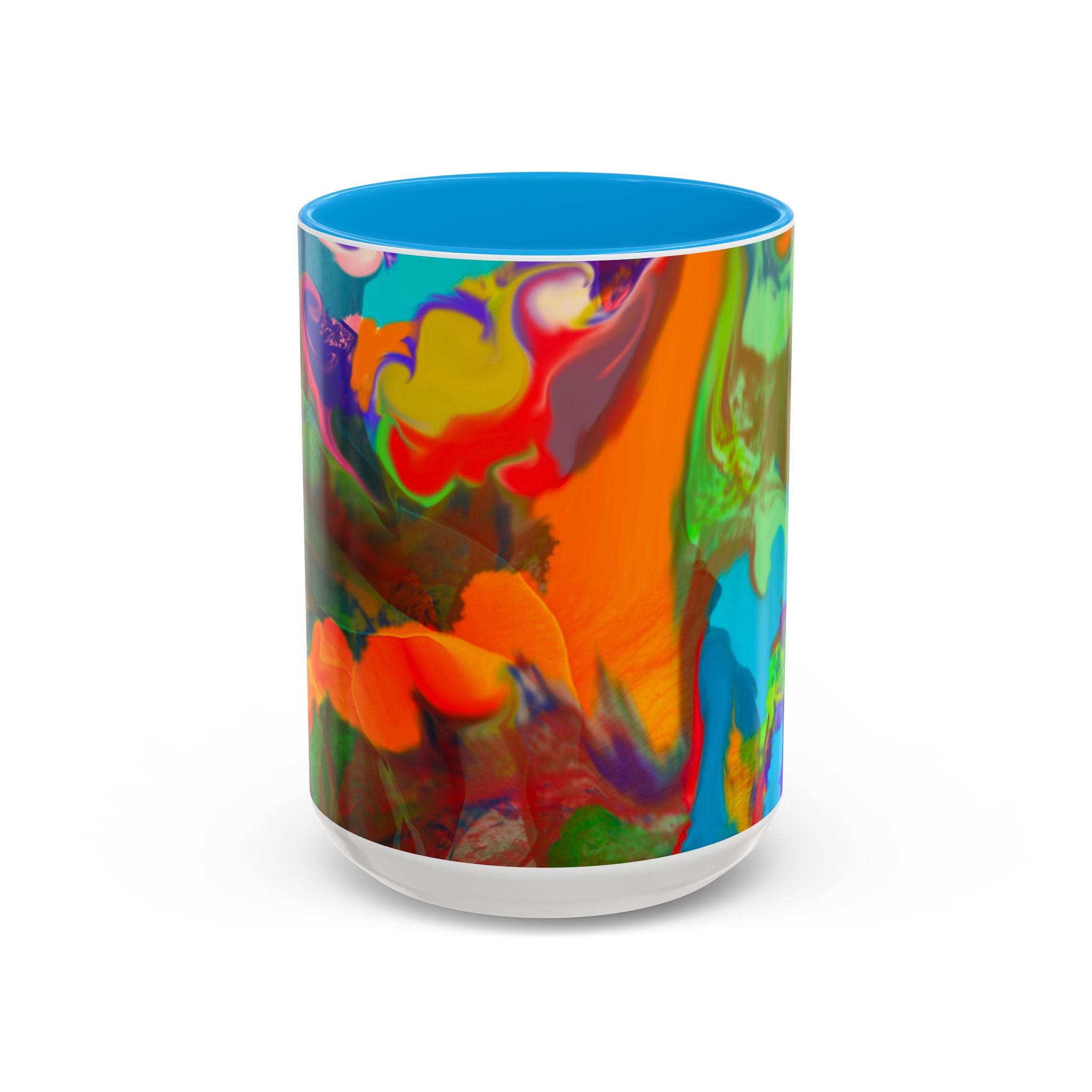 Boho  Color Flow Ceramic Mug (11oz & 15oz)