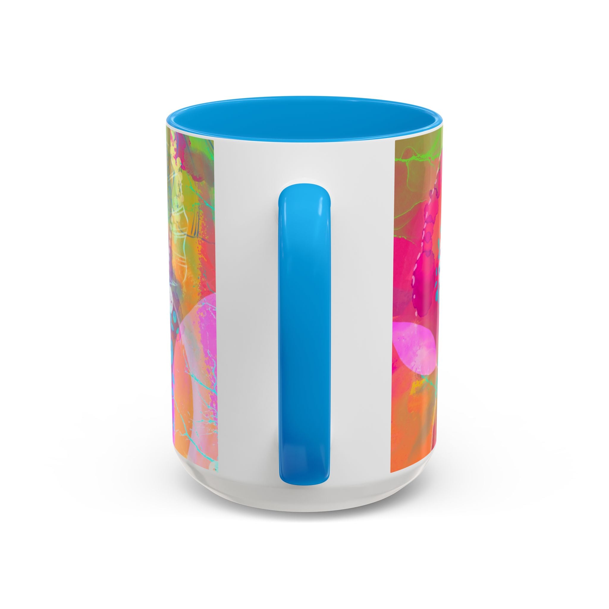 Boho Floral Rainbow Ceramic Mug (11oz & 15oz)
