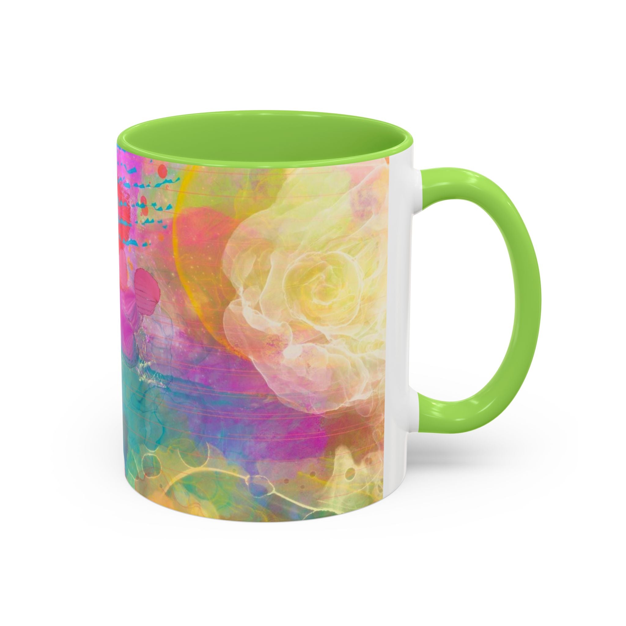 Copy of Boho Floral Rainbow Ceramic Mug (11oz & 15oz)