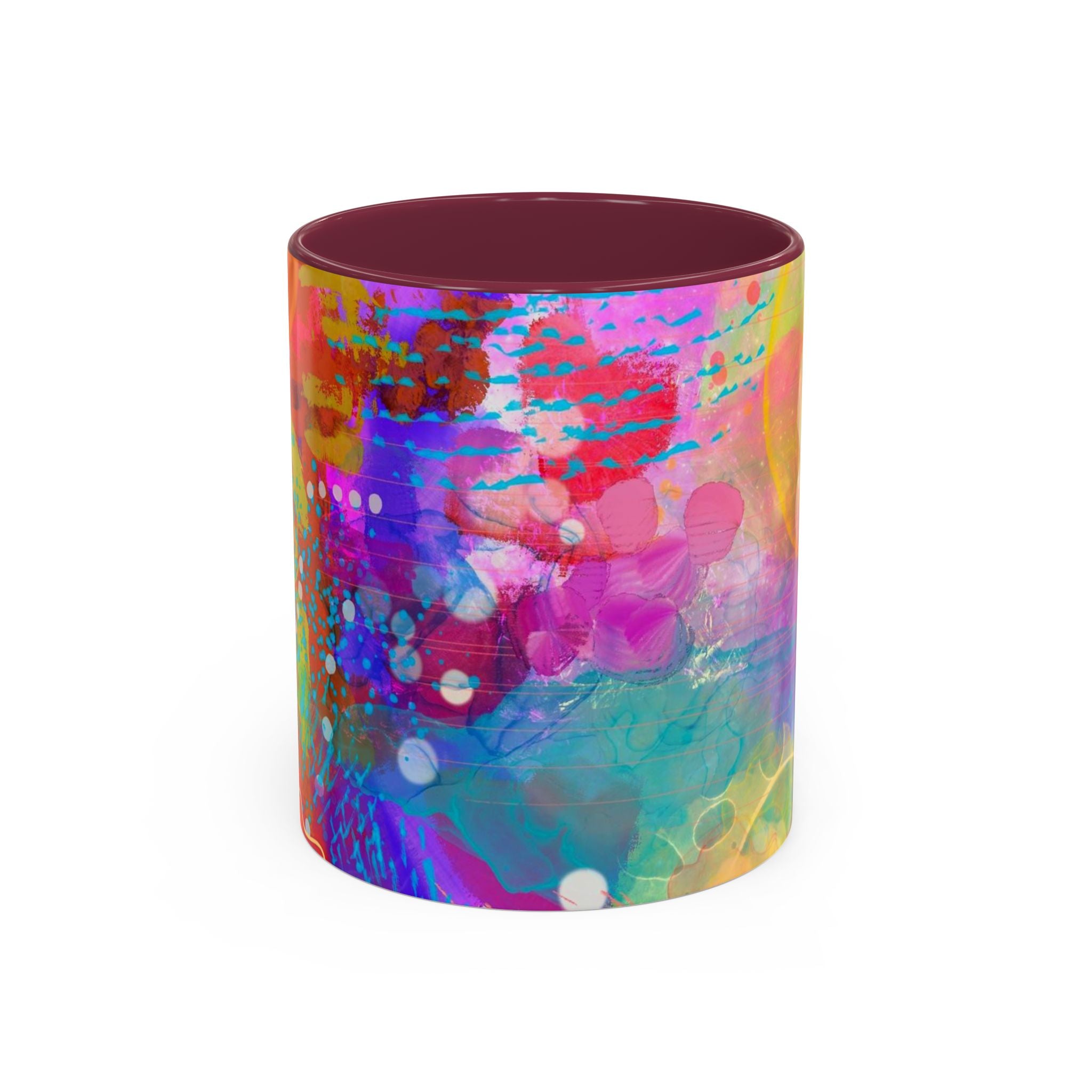 Copy of Boho Floral Rainbow Ceramic Mug (11oz & 15oz)