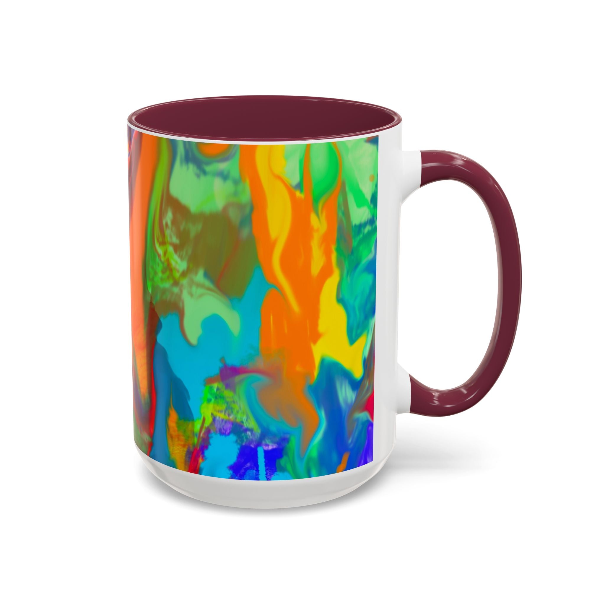 Boho  Color Flow Ceramic Mug (11oz & 15oz)