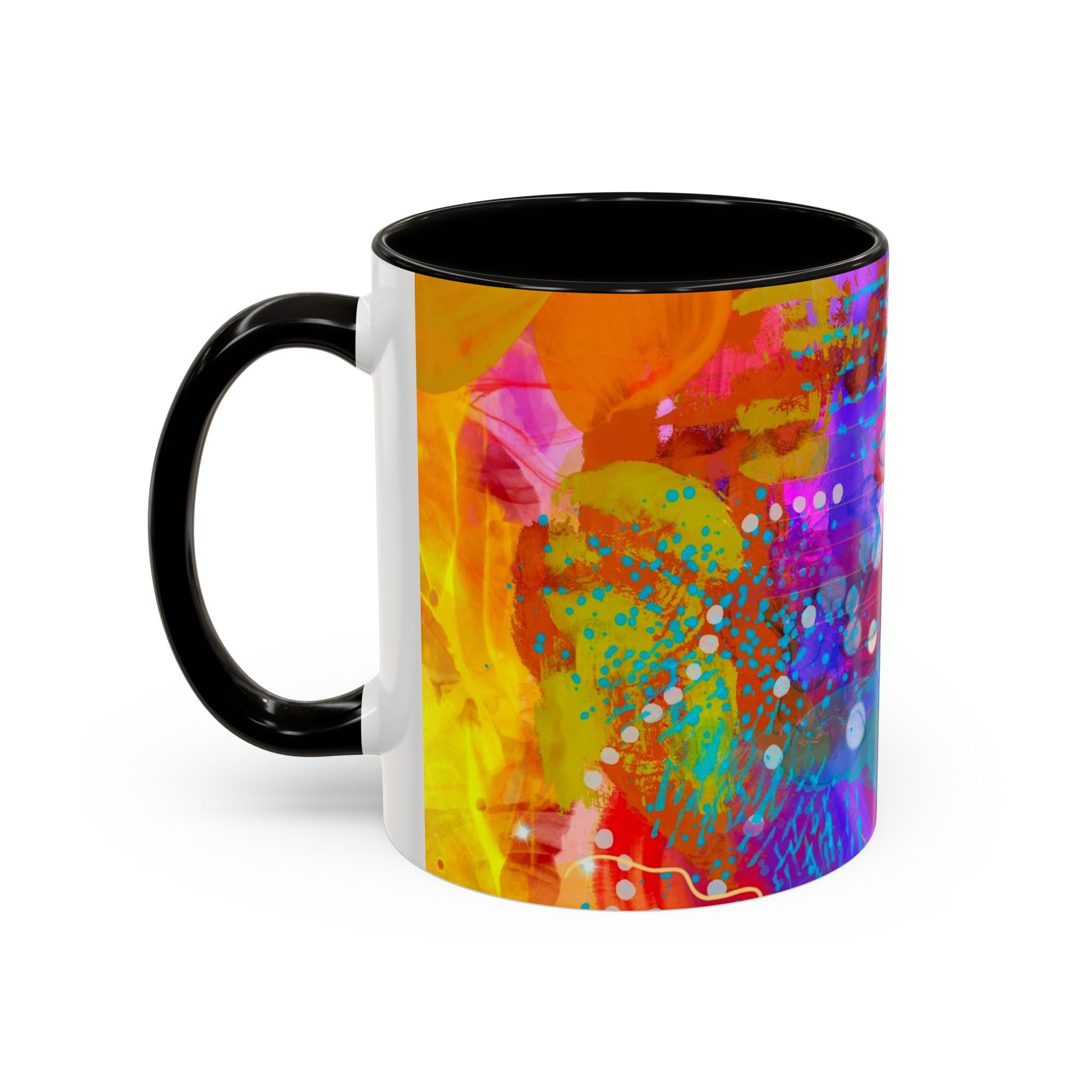 Copy of Boho Floral Rainbow Ceramic Mug (11oz & 15oz)
