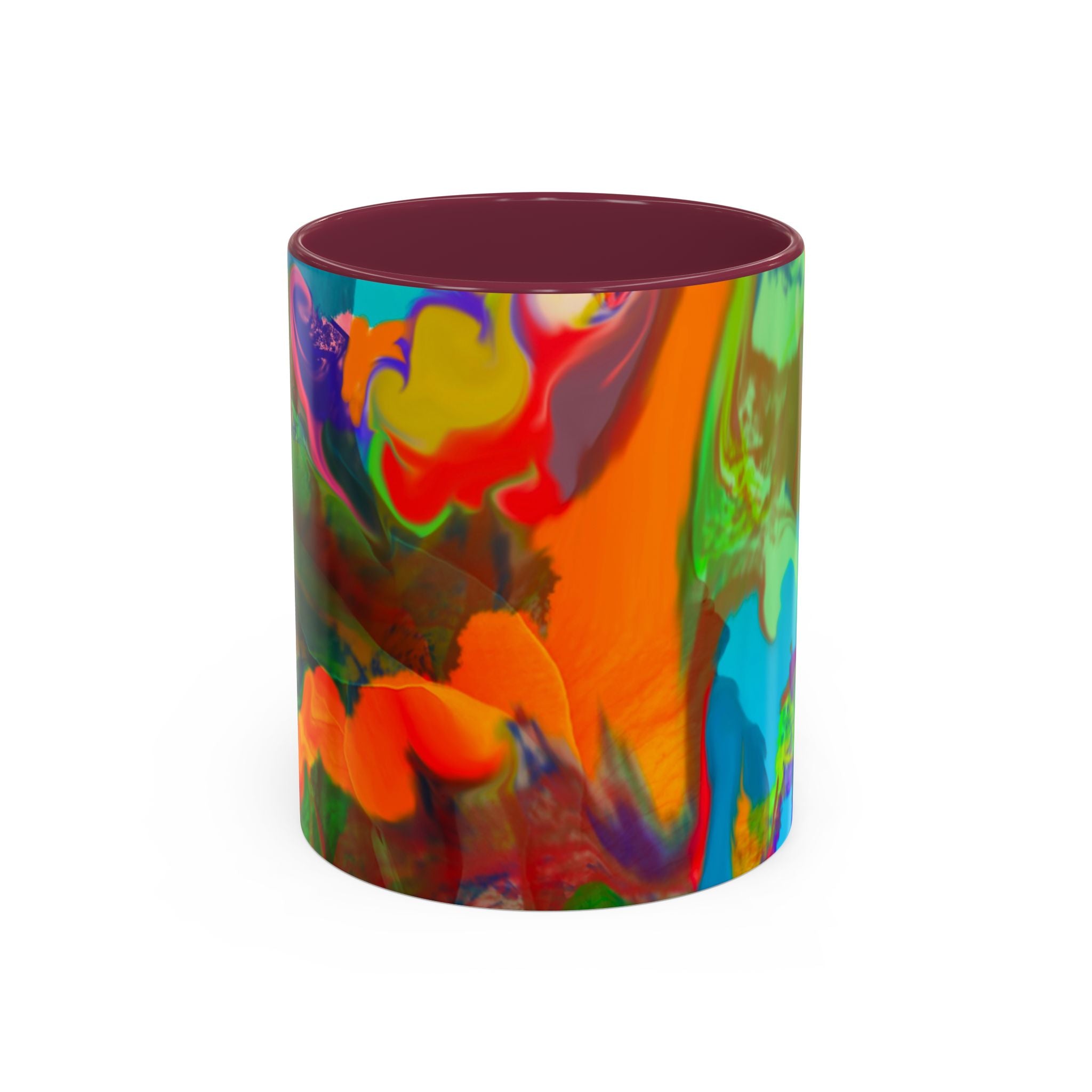 Boho  Color Flow Ceramic Mug (11oz & 15oz)
