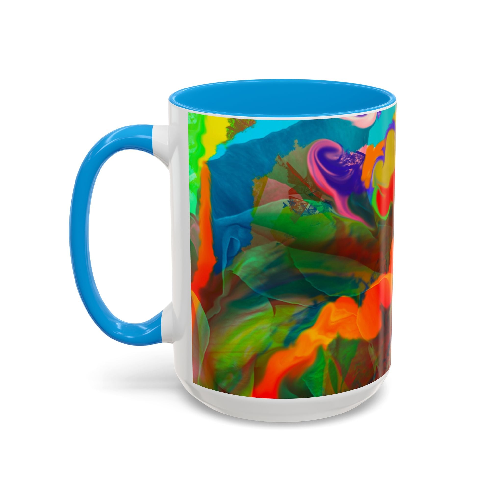 Boho  Color Flow Ceramic Mug (11oz & 15oz)