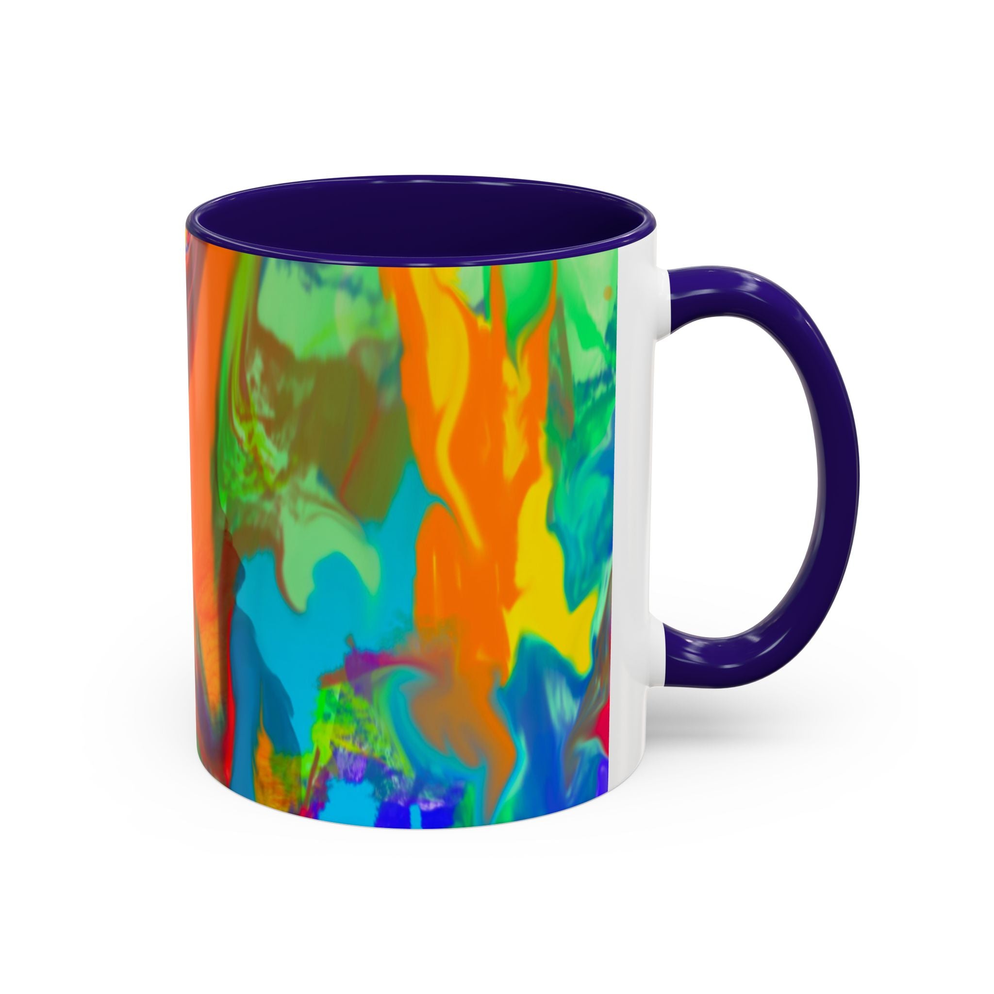 Boho  Color Flow Ceramic Mug (11oz & 15oz)