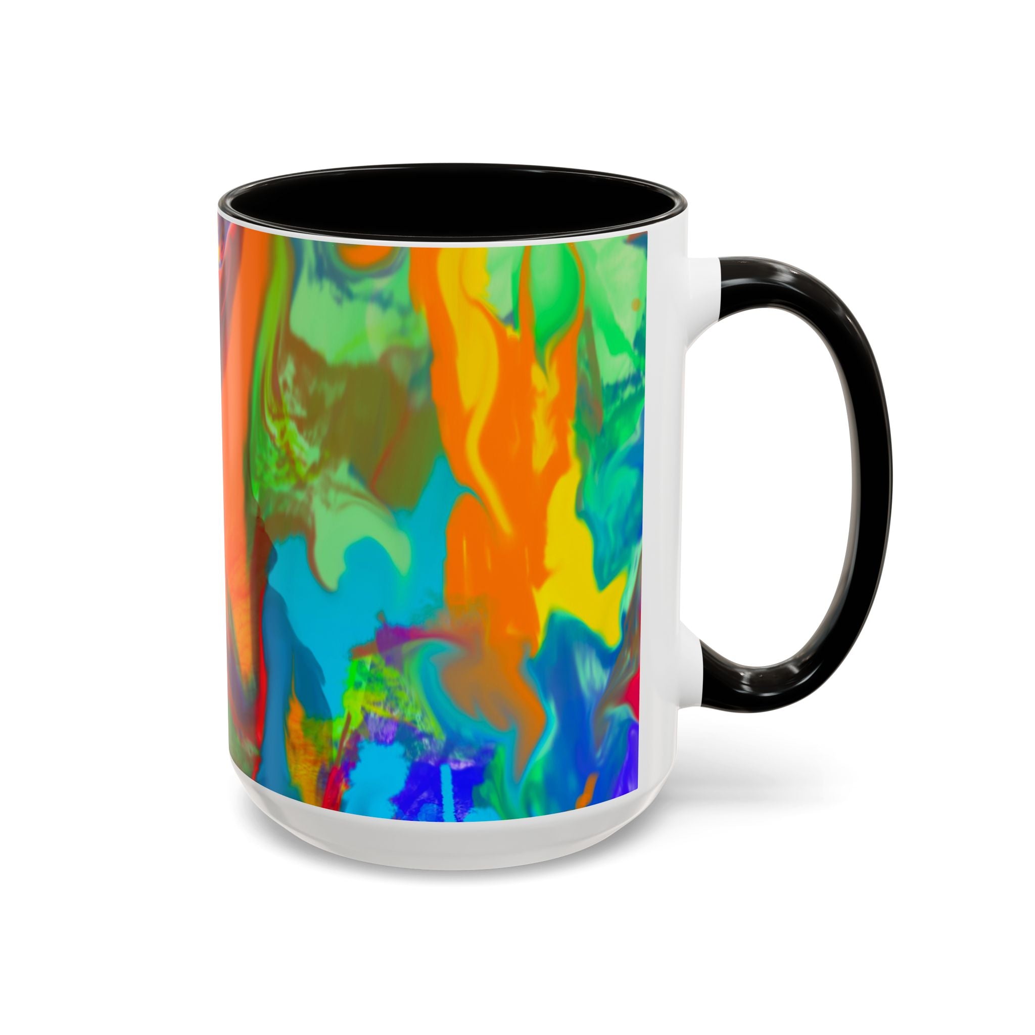 Boho  Color Flow Ceramic Mug (11oz & 15oz)