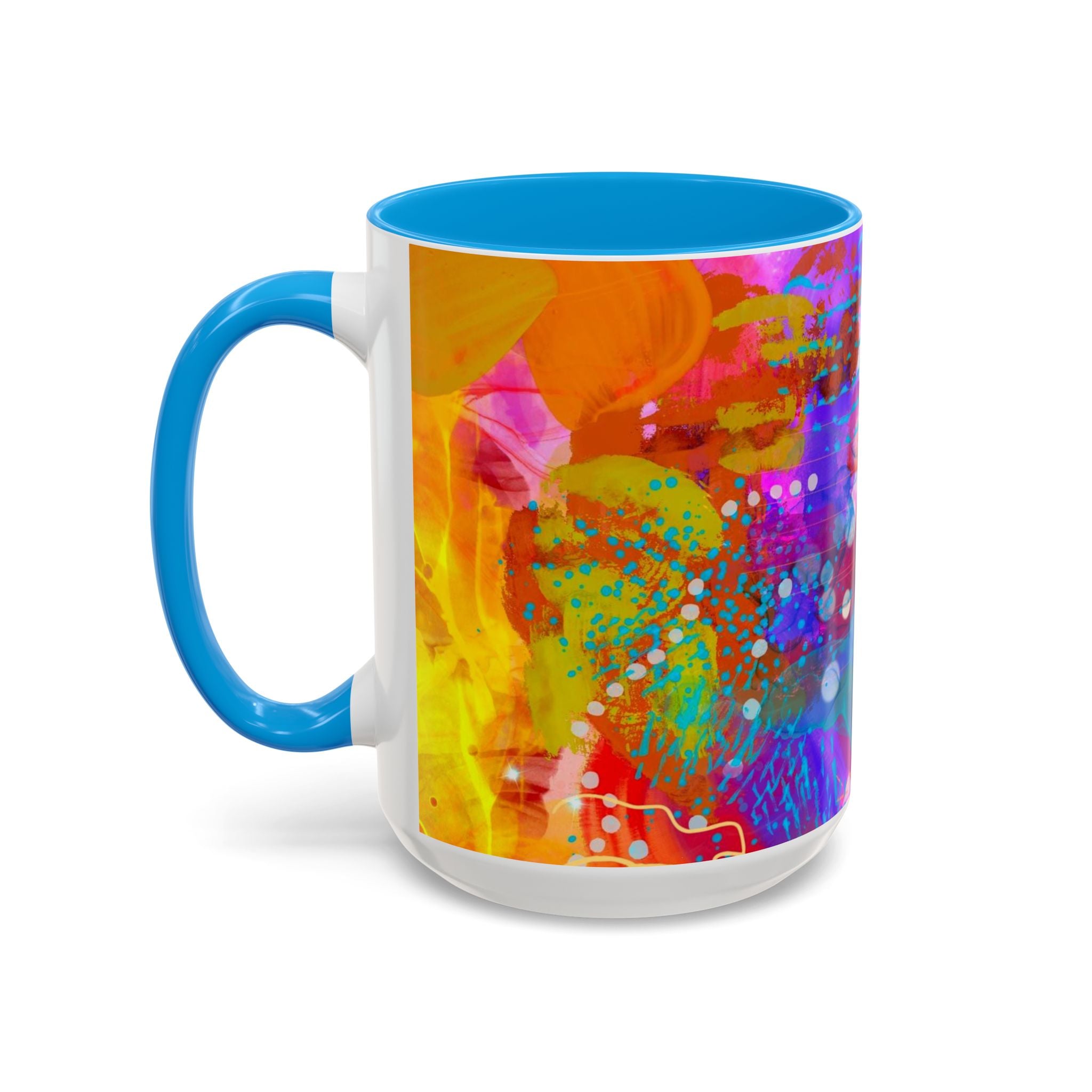 Copy of Boho Floral Rainbow Ceramic Mug (11oz & 15oz)