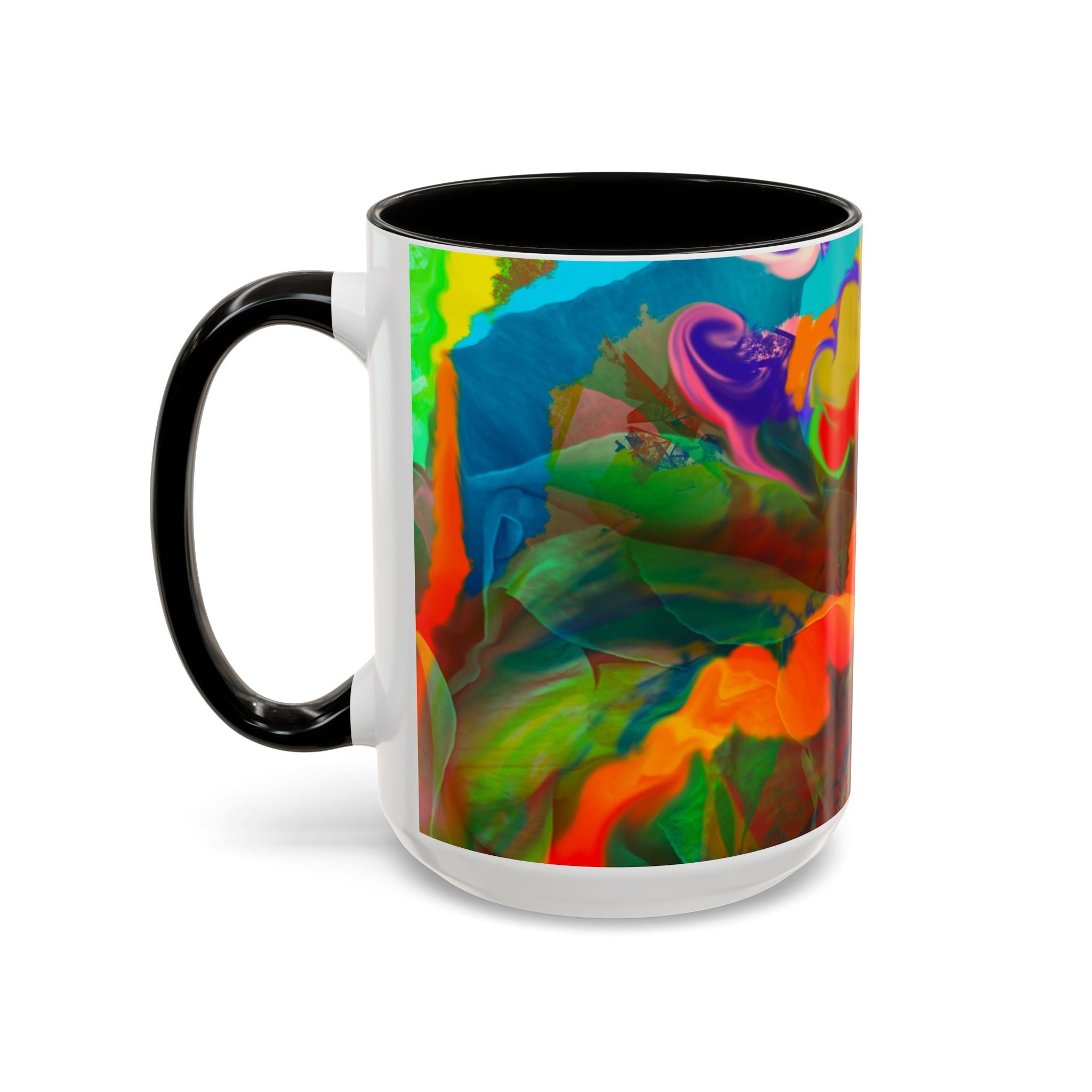 Boho  Color Flow Ceramic Mug (11oz & 15oz)