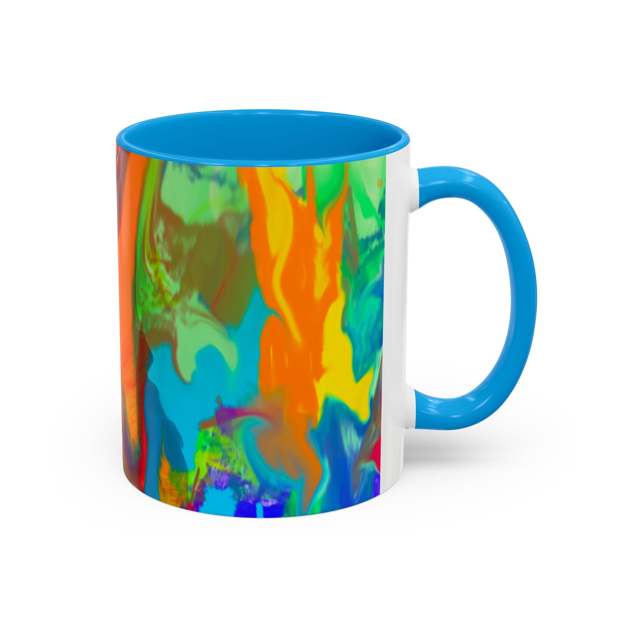 Boho  Color Flow Ceramic Mug (11oz & 15oz)