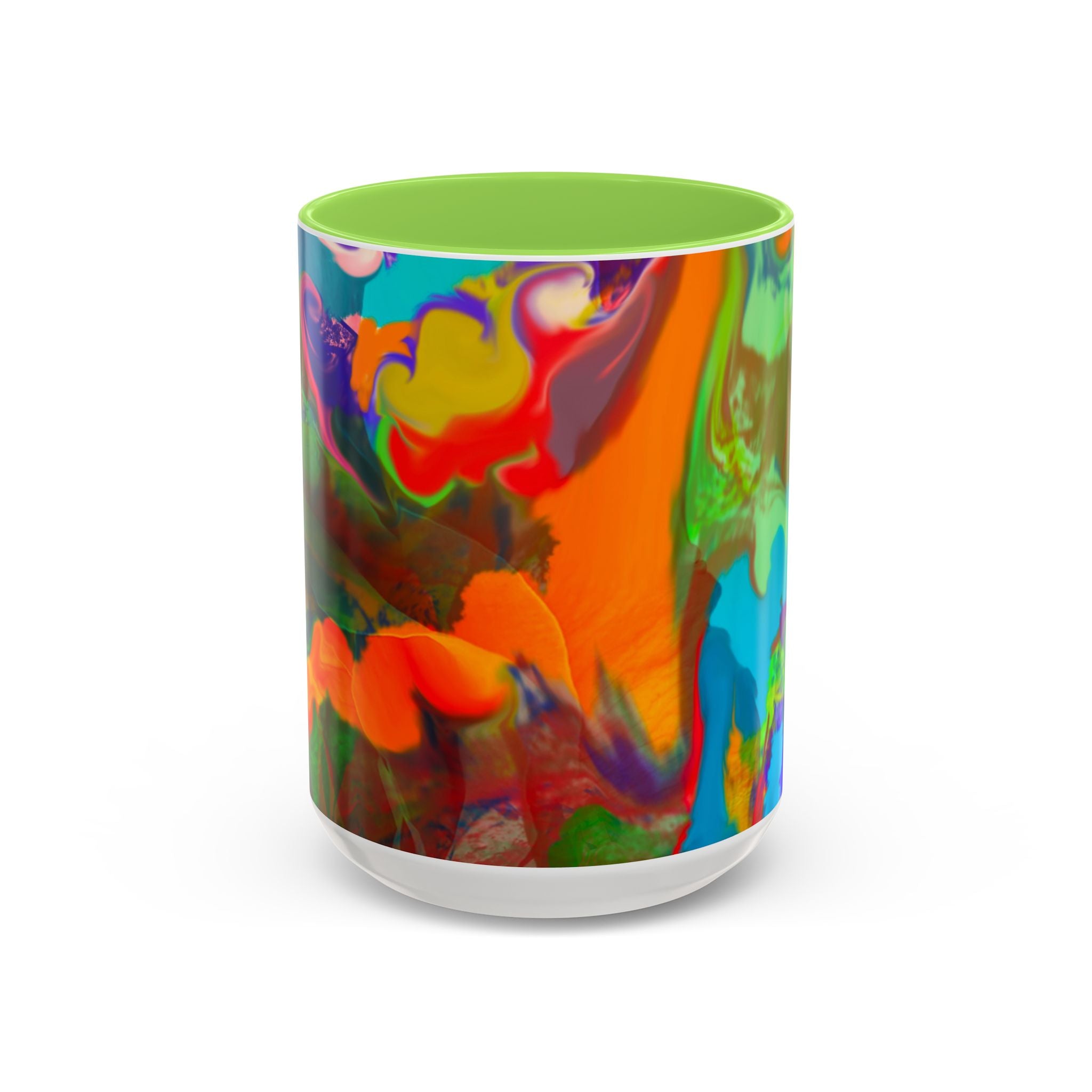 Boho  Color Flow Ceramic Mug (11oz & 15oz)