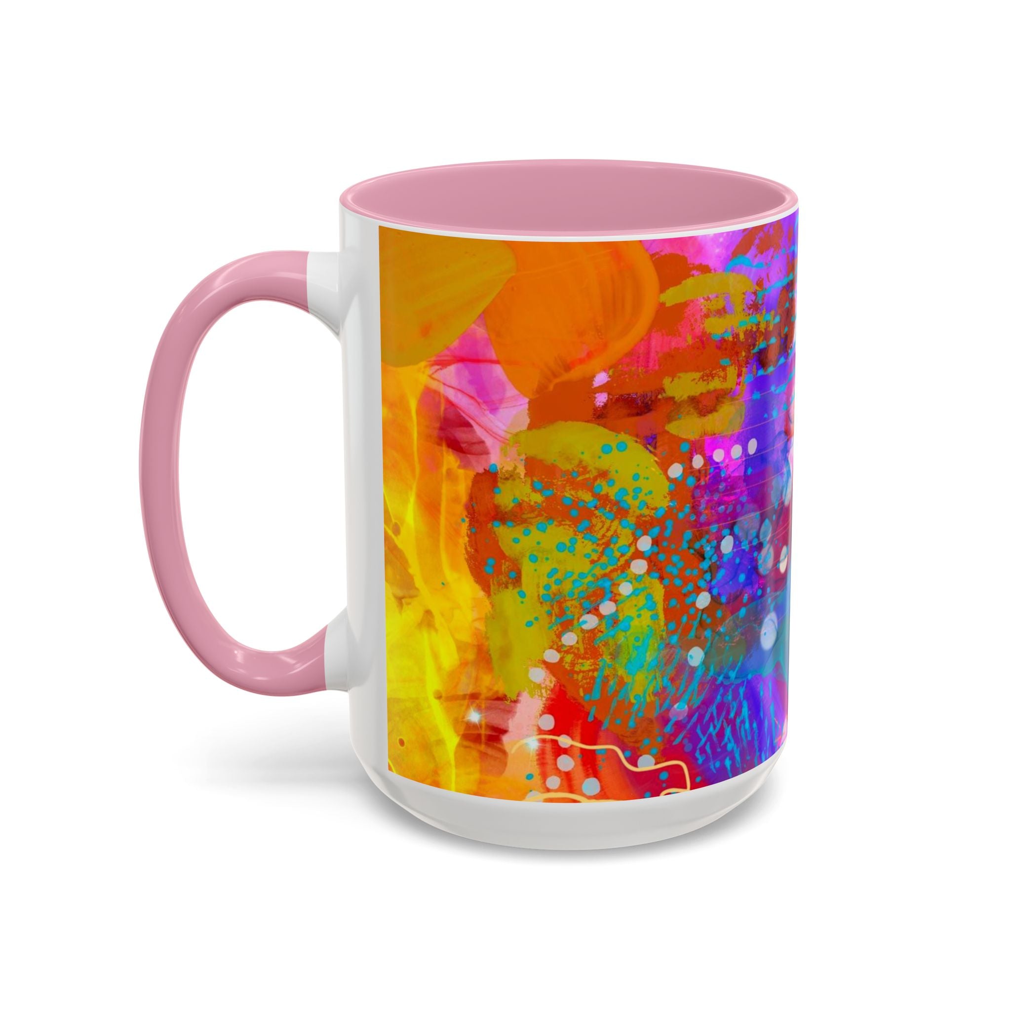Copy of Boho Floral Rainbow Ceramic Mug (11oz & 15oz)