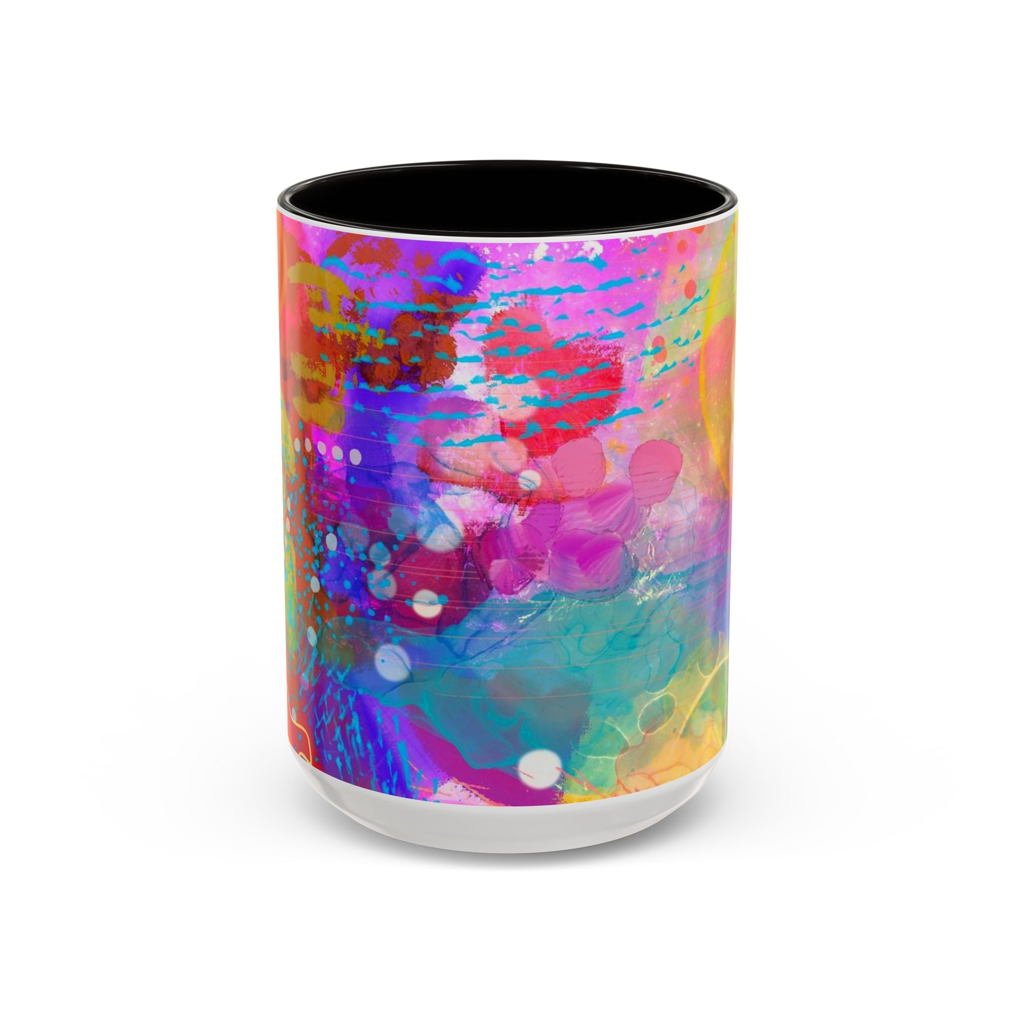 Copy of Boho Floral Rainbow Ceramic Mug (11oz & 15oz)