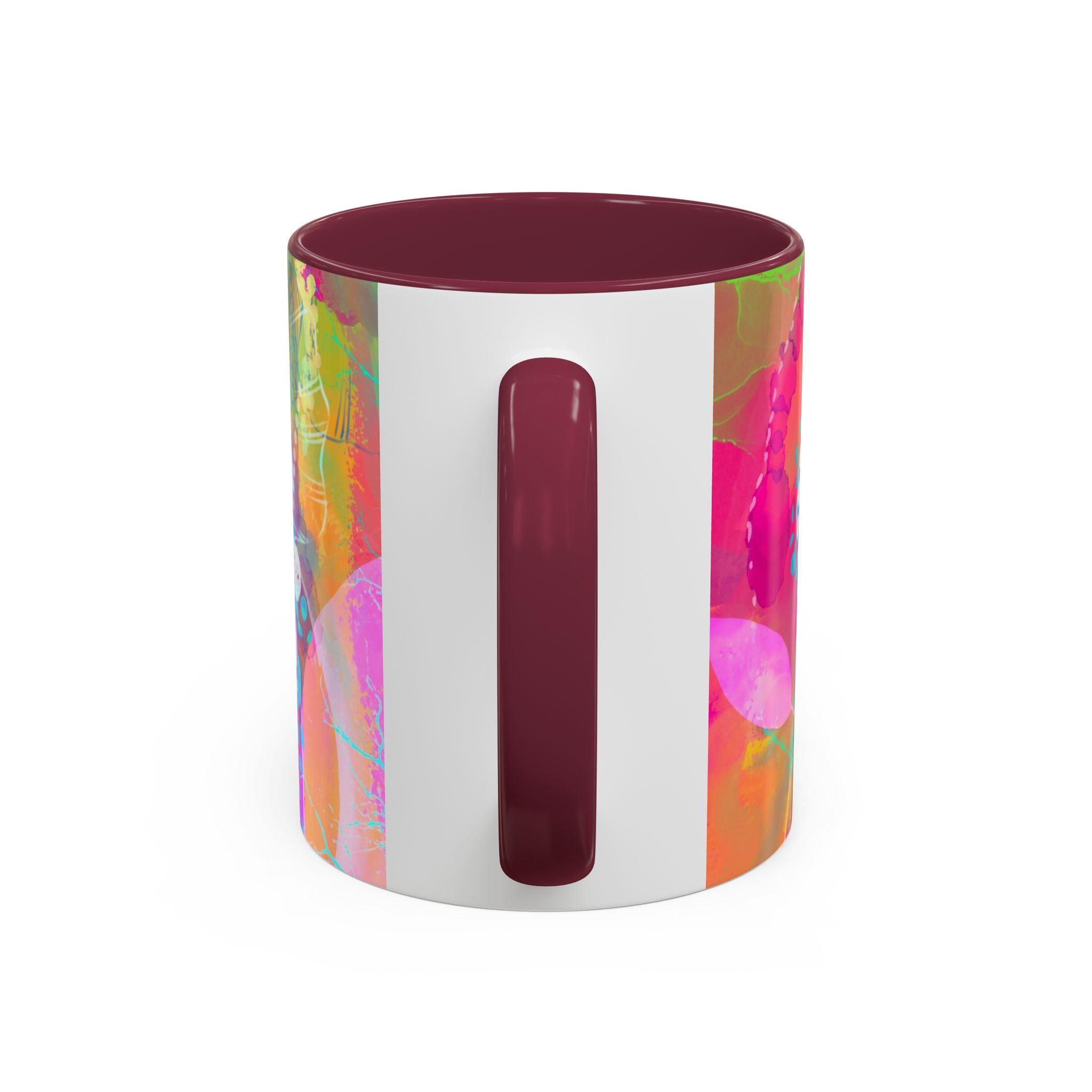Boho Floral Rainbow Ceramic Mug (11oz & 15oz)