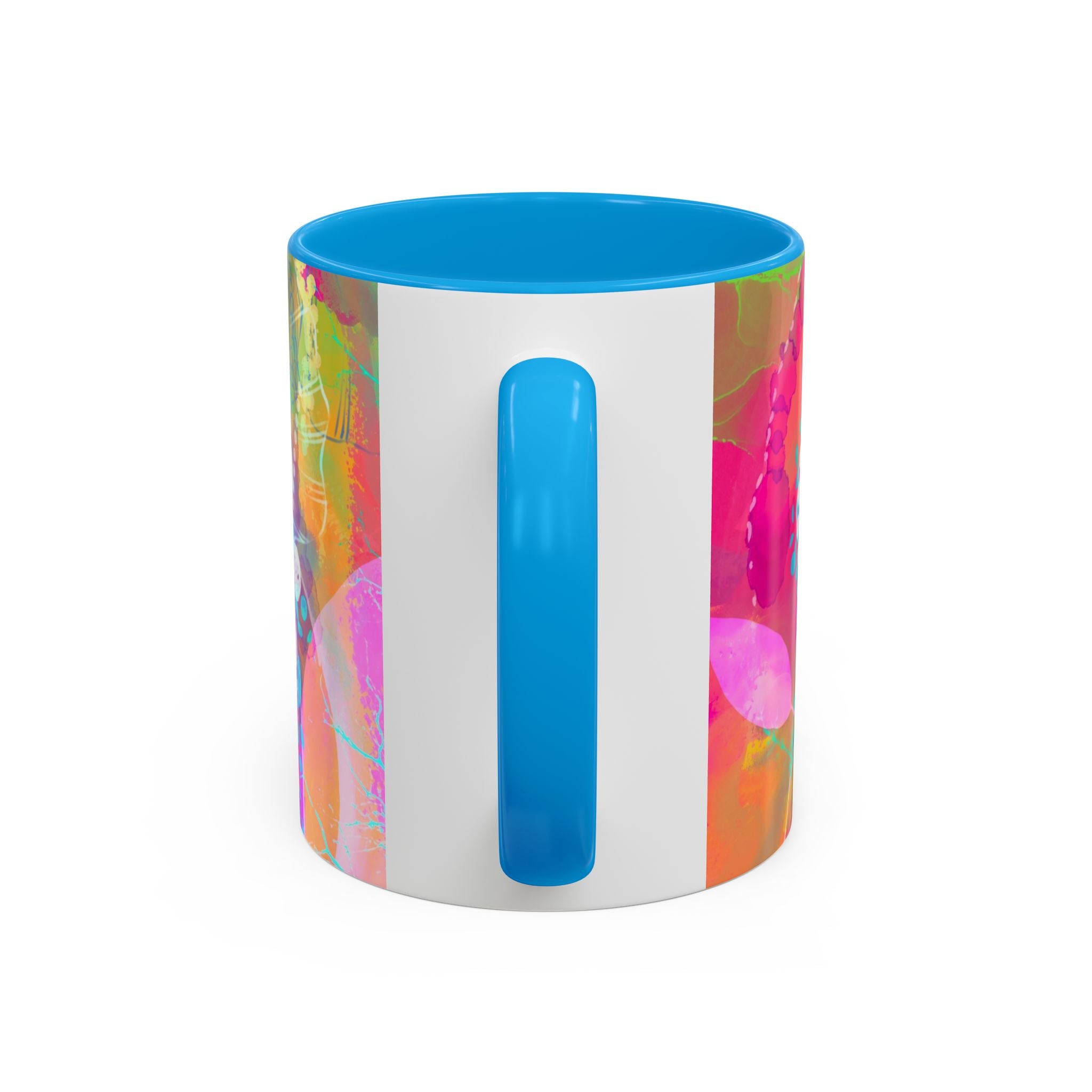 Boho Floral Rainbow Ceramic Mug (11oz & 15oz)