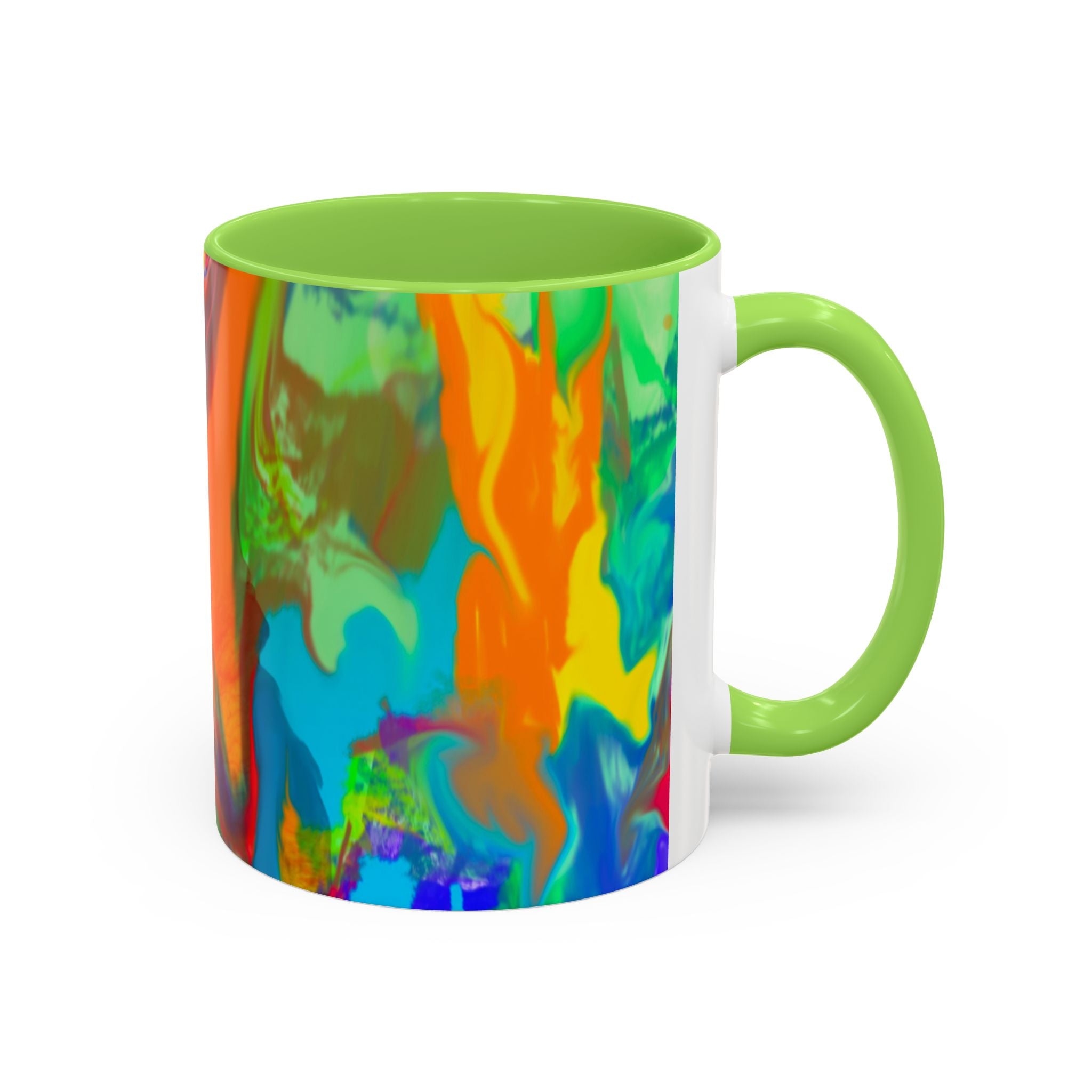Boho  Color Flow Ceramic Mug (11oz & 15oz)