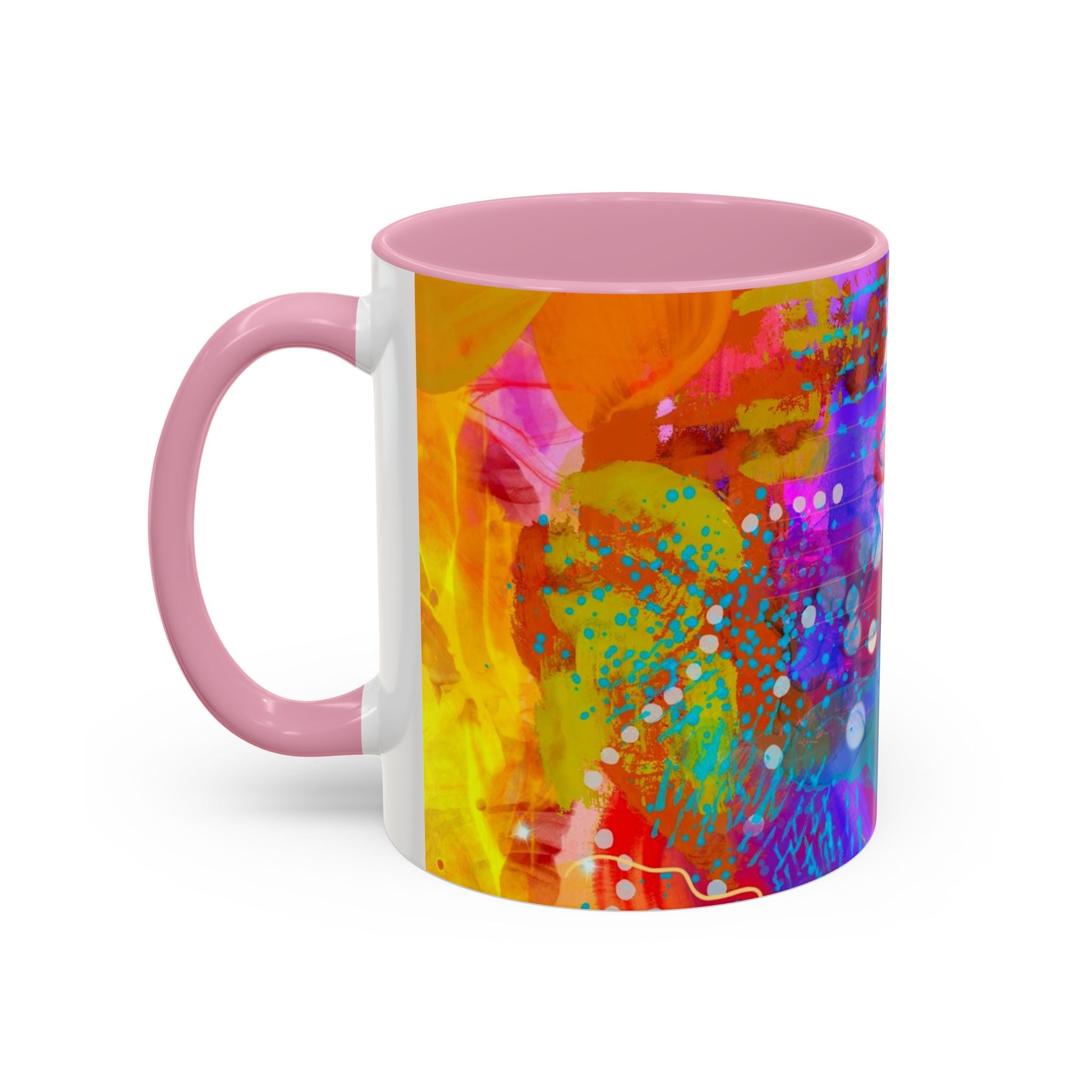 Copy of Boho Floral Rainbow Ceramic Mug (11oz & 15oz)