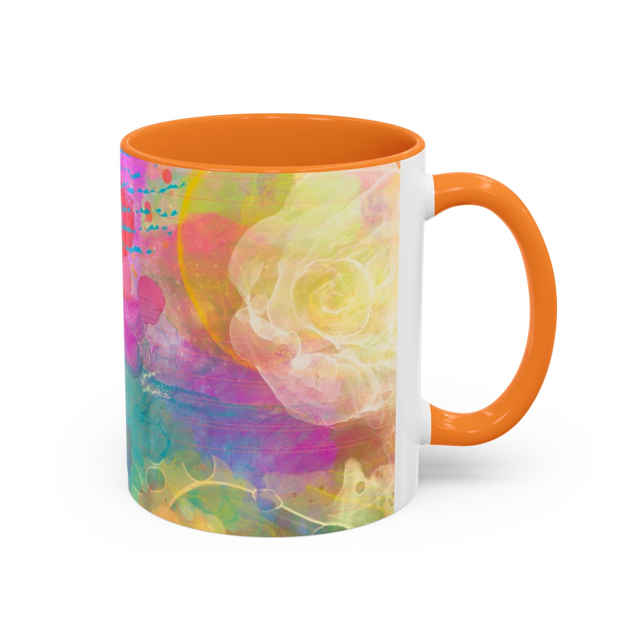 Copy of Boho Floral Rainbow Ceramic Mug (11oz & 15oz)