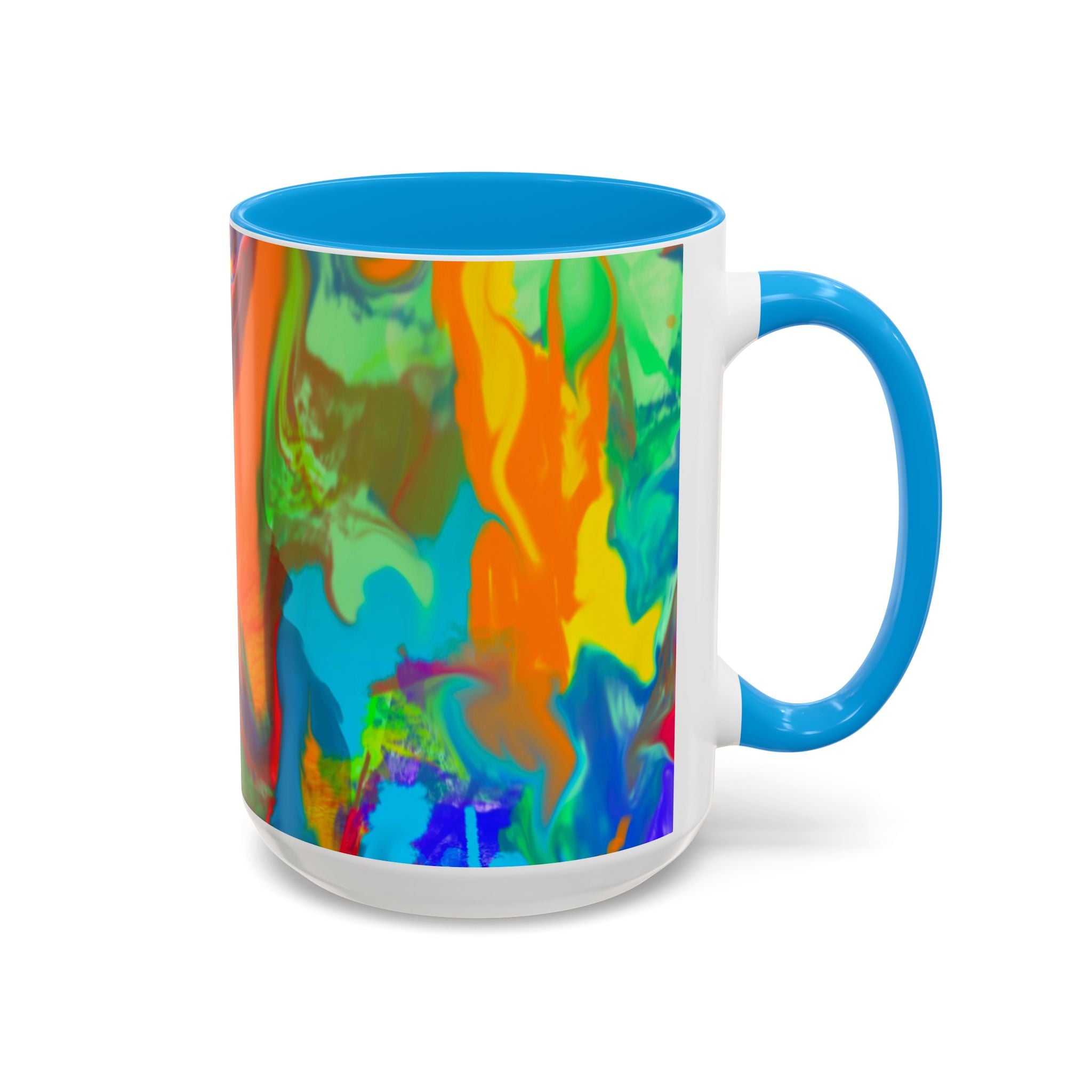 Boho  Color Flow Ceramic Mug (11oz & 15oz)