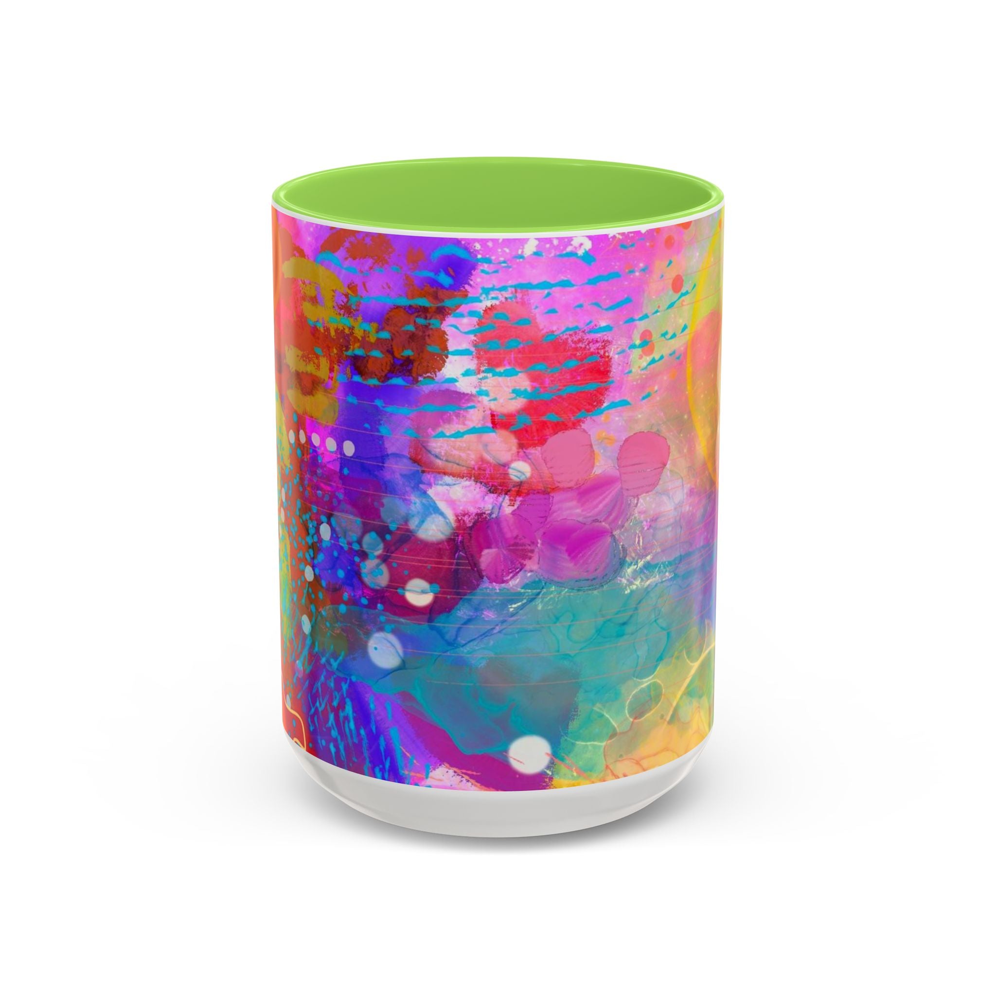 Copy of Boho Floral Rainbow Ceramic Mug (11oz & 15oz)