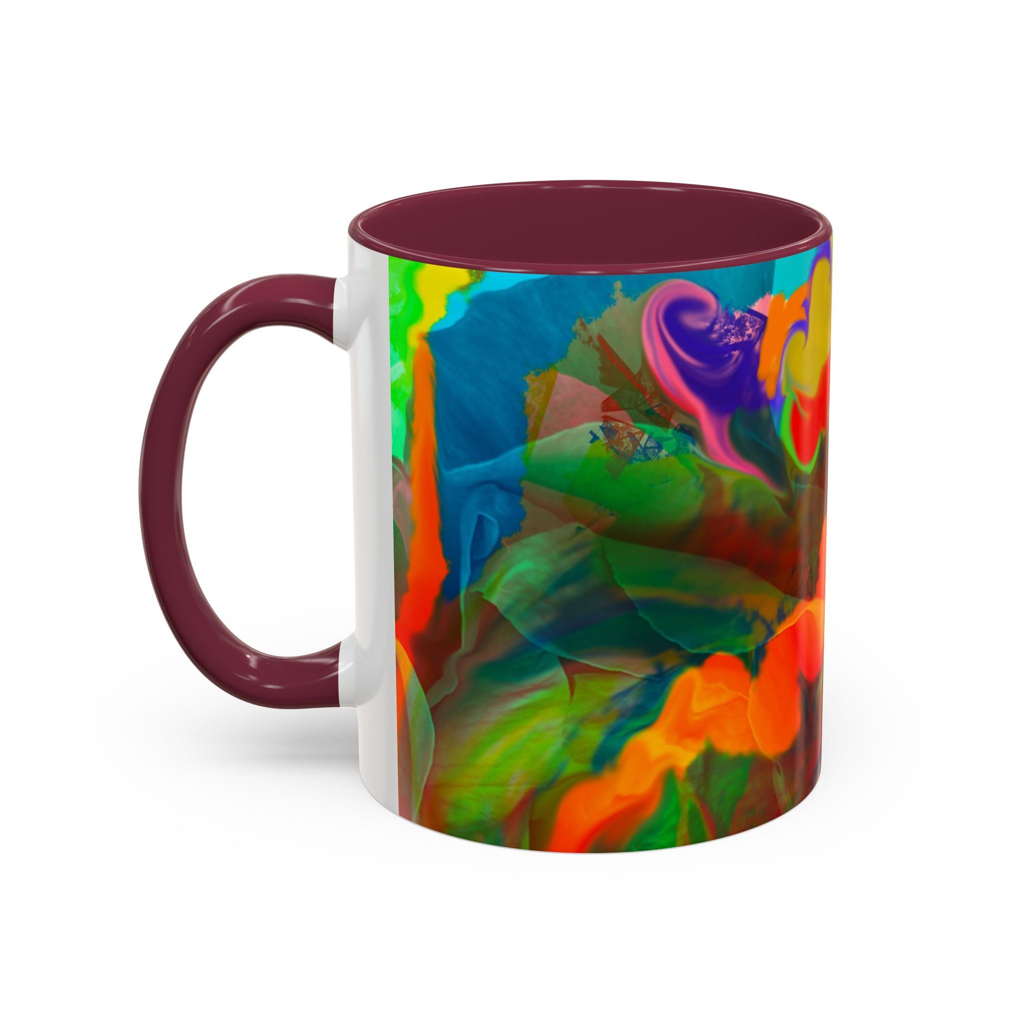 Boho  Color Flow Ceramic Mug (11oz & 15oz)