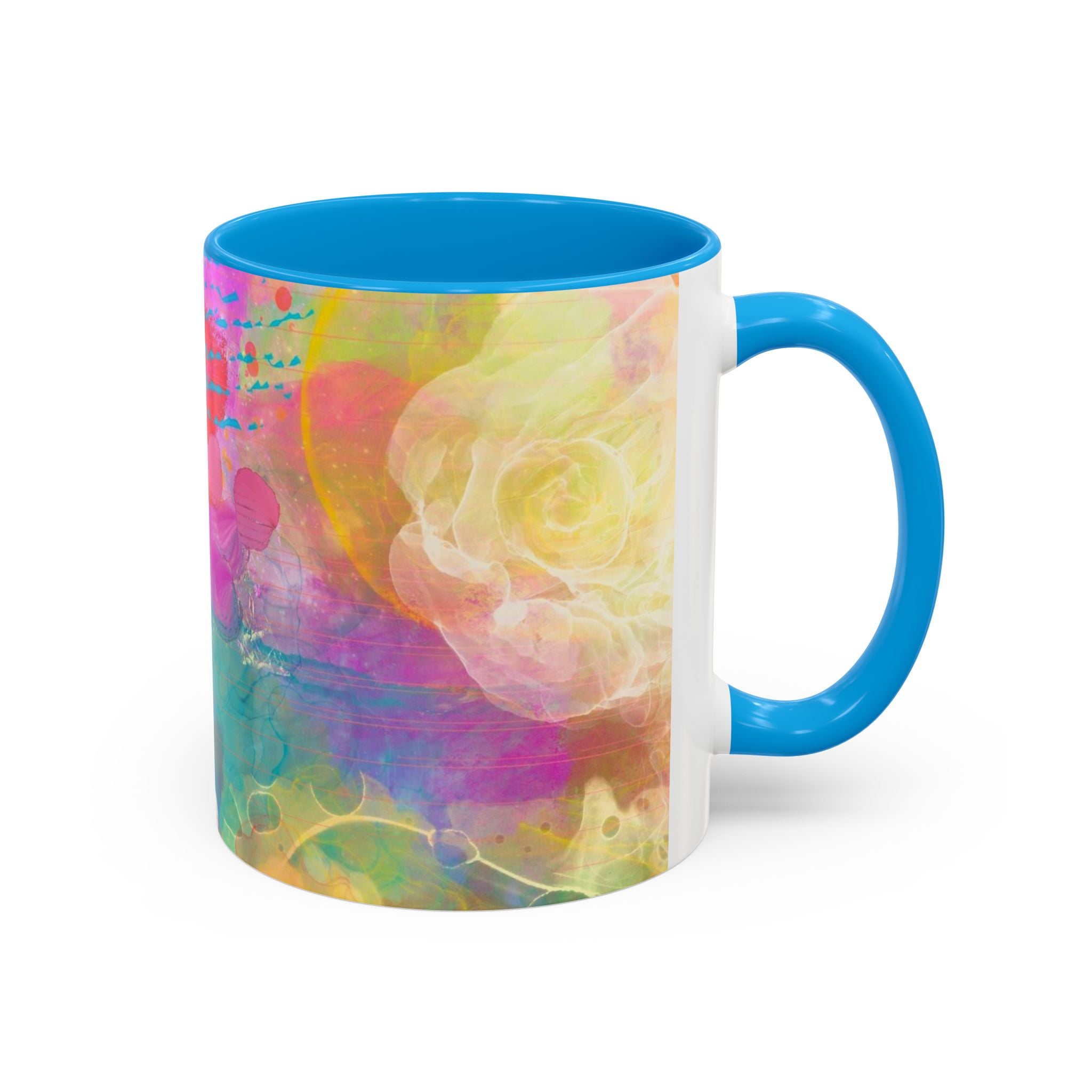 Copy of Boho Floral Rainbow Ceramic Mug (11oz & 15oz)