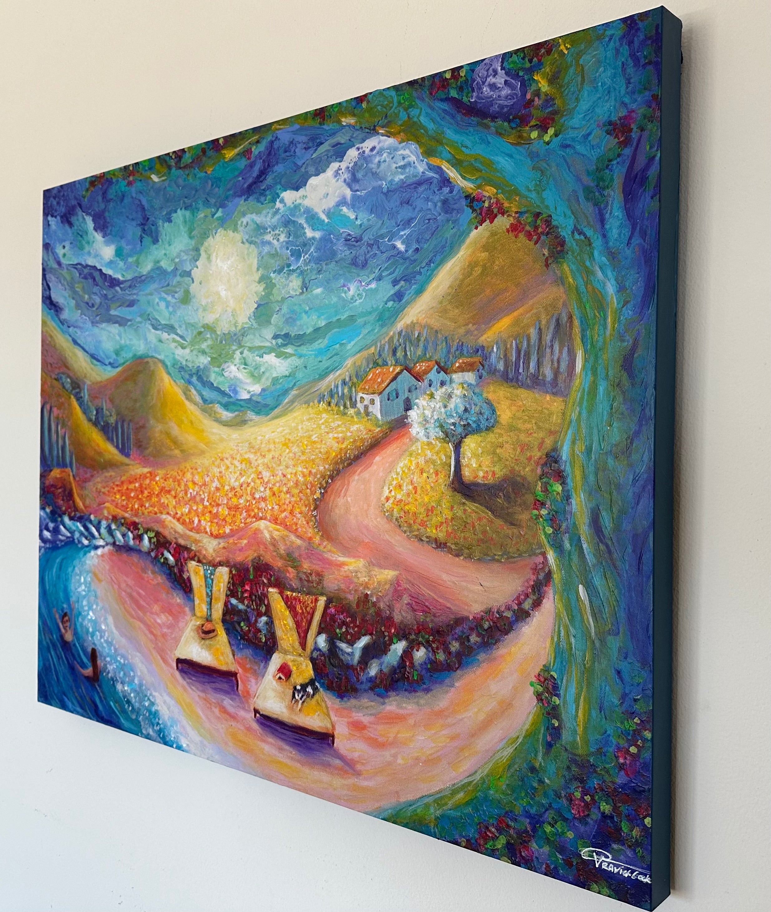 EASY STREET  EMBELLISHED FINE ART PRINT ON CANVAS -  NOT AVAILABLE