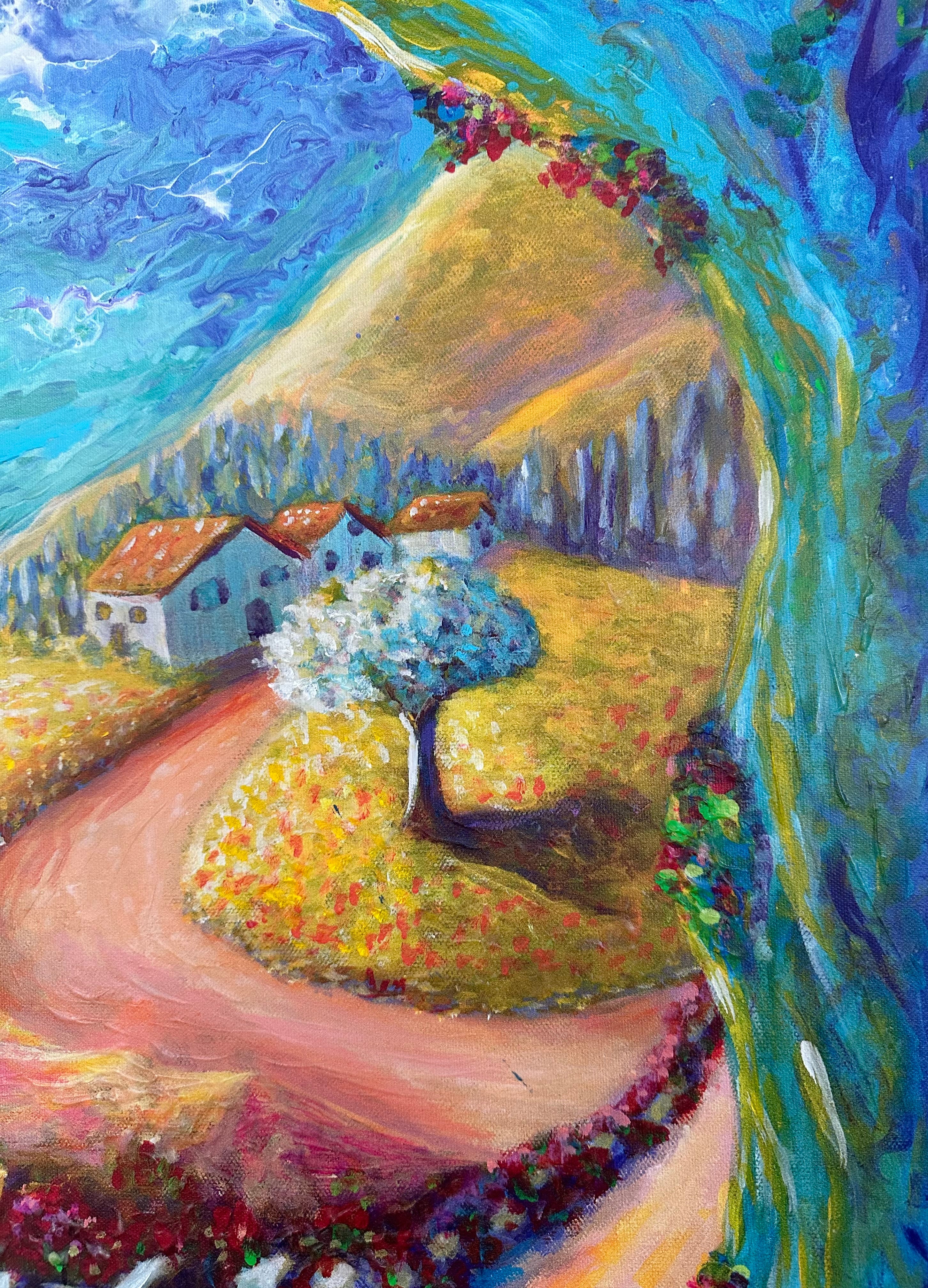 EASY STREET  EMBELLISHED FINE ART PRINT ON CANVAS -  NOT AVAILABLE