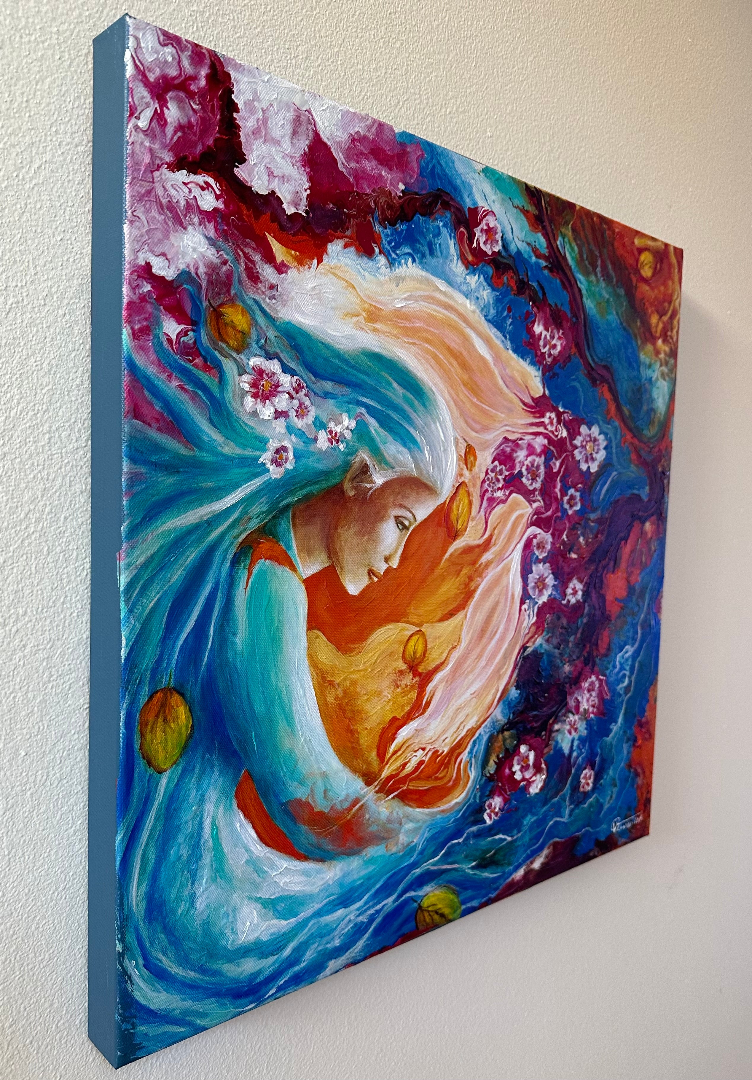 MEDITATION EMBELLISHED FINE ART PRINT ON CANVAS - NOT AVAILABLE