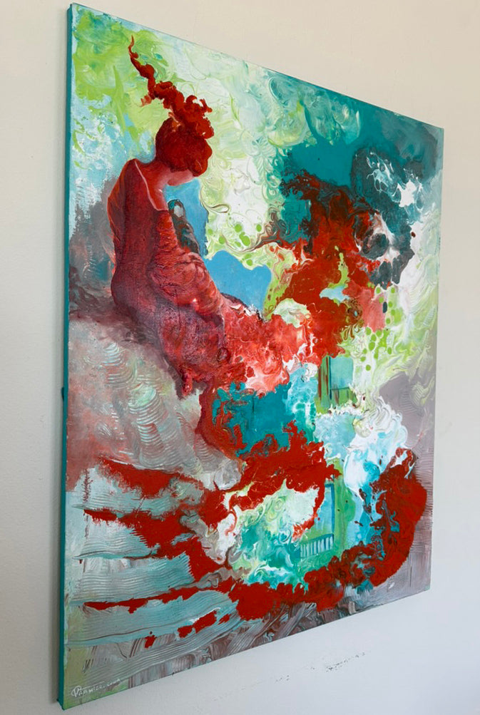 PASSAGE ORIGINAL MIXED MEDIA PAINTING -  NOT AVAILABLE