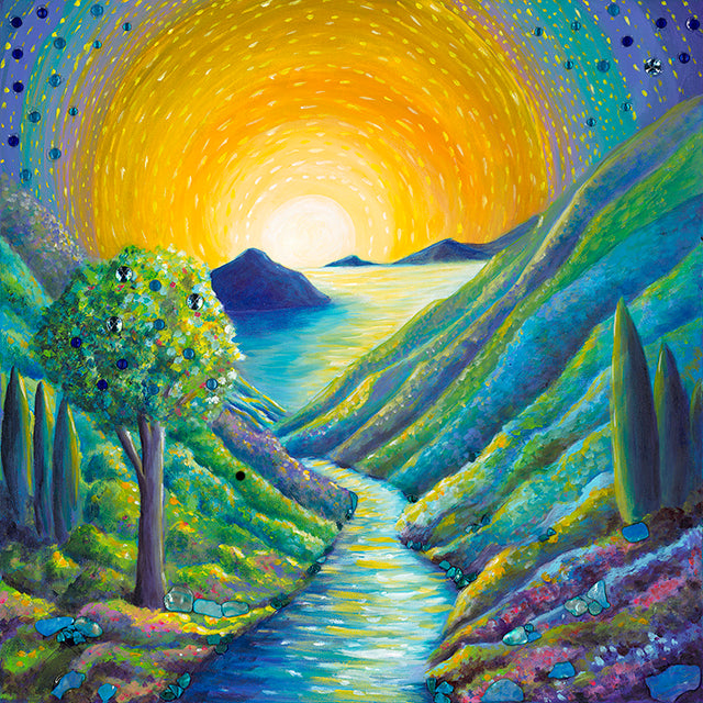 DREAM JOURNEY ORIGINAL ACRYLIC PAINTING -  NOT AVAILABLE