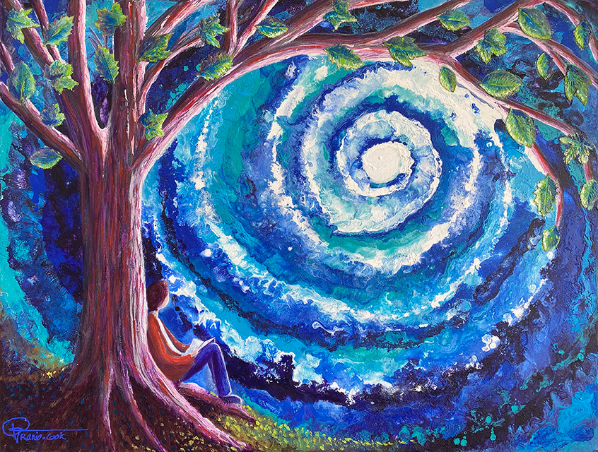 Paintings from within is the art website of Valerie Graniou-Cook, an artist based in Los Angeles. She creates Intuitive art gifts, spiritual paintings and prints. Unique gift boxes to support meditation, yoga, joy and spirituality